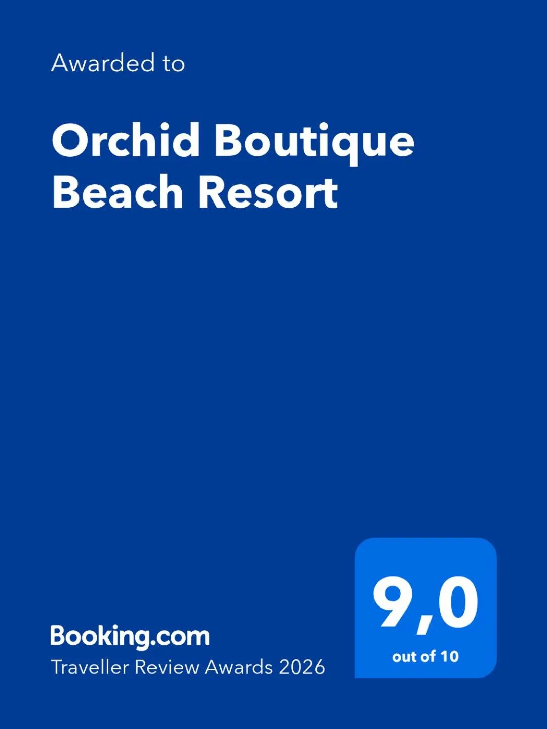 Orchid Boutique Beach Resort