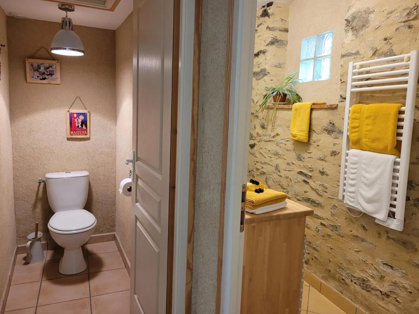 Bathroom in Le Moulin de Drapras