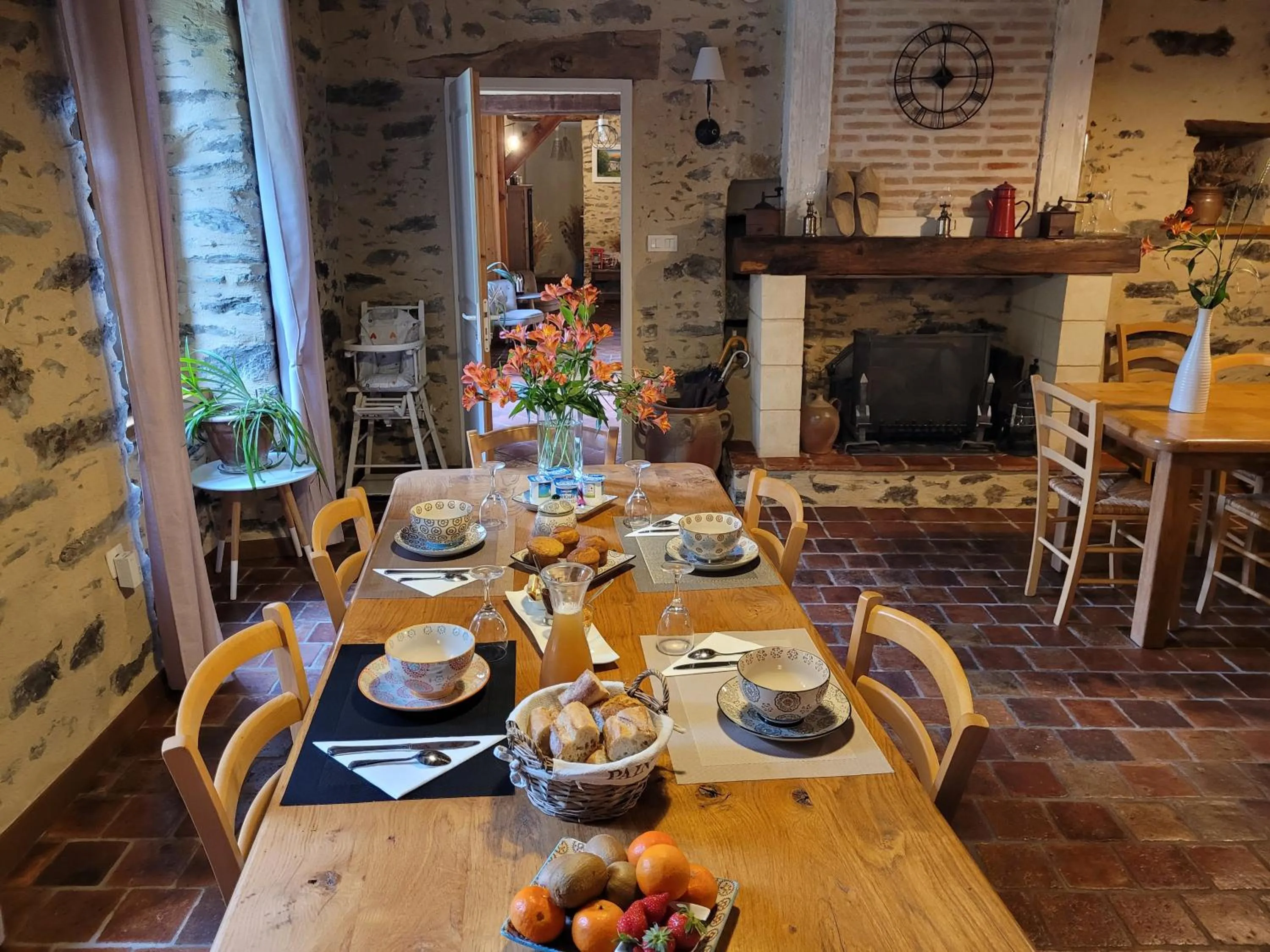 Breakfast in Le Moulin de Drapras