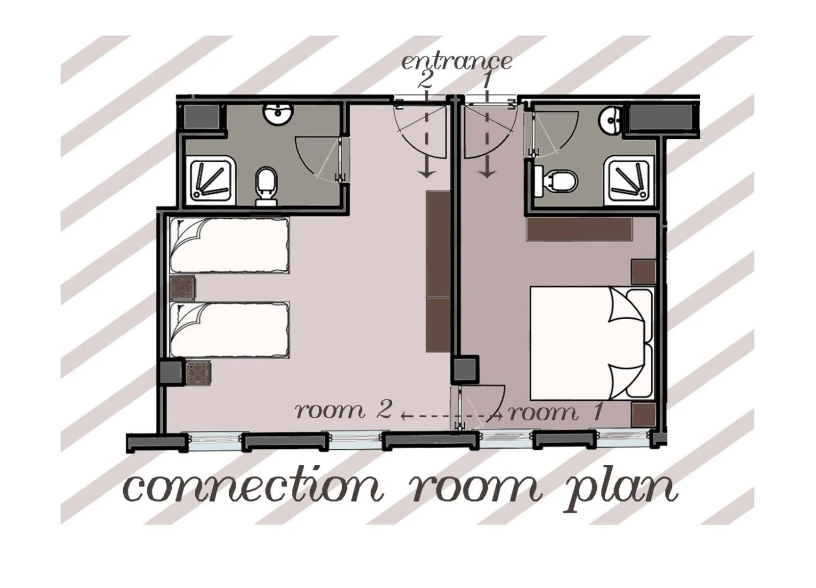 Floor plan in Edibe Sultan Hotel