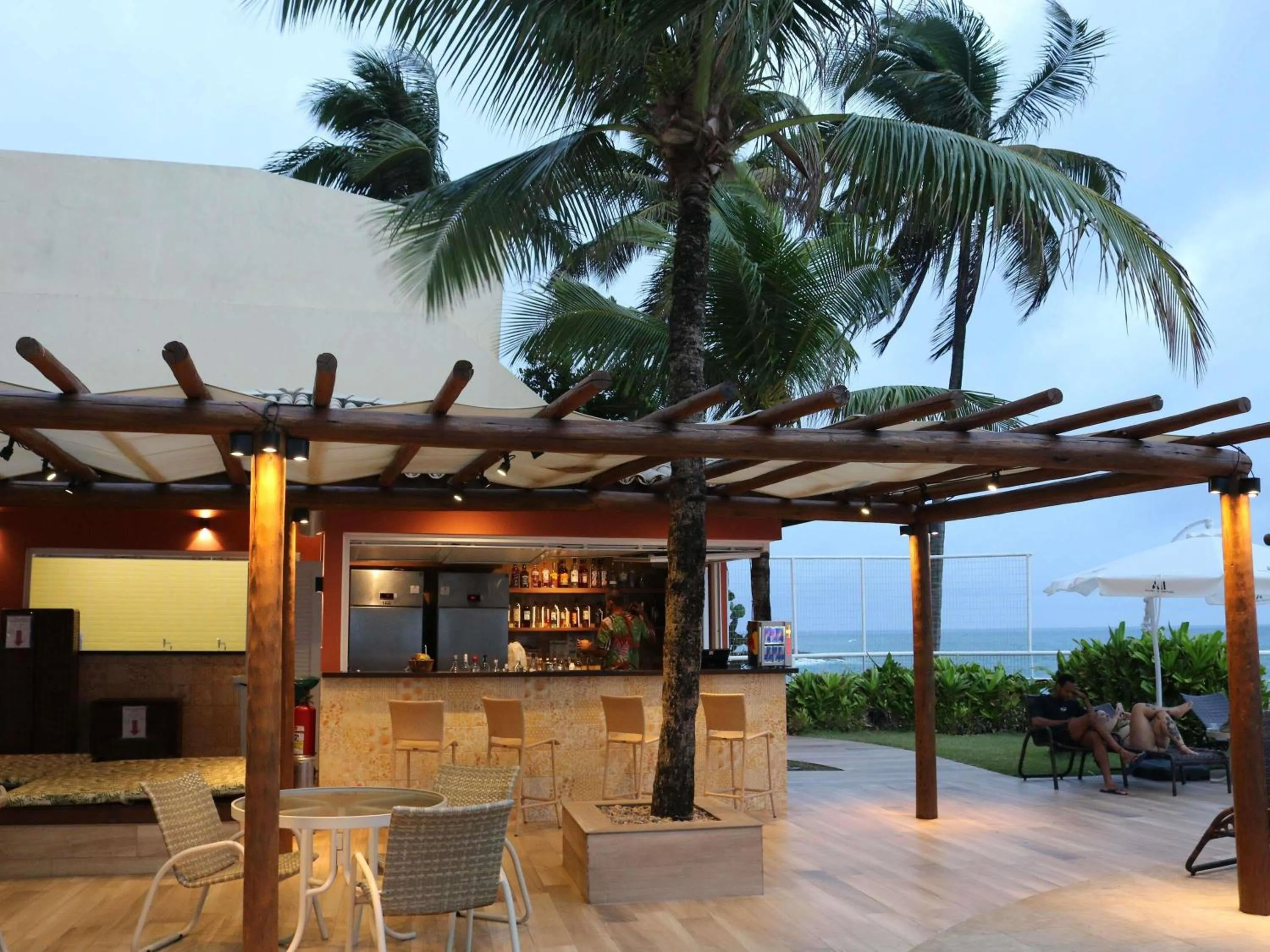 Pool view in Mercure Salvador Rio Vermelho