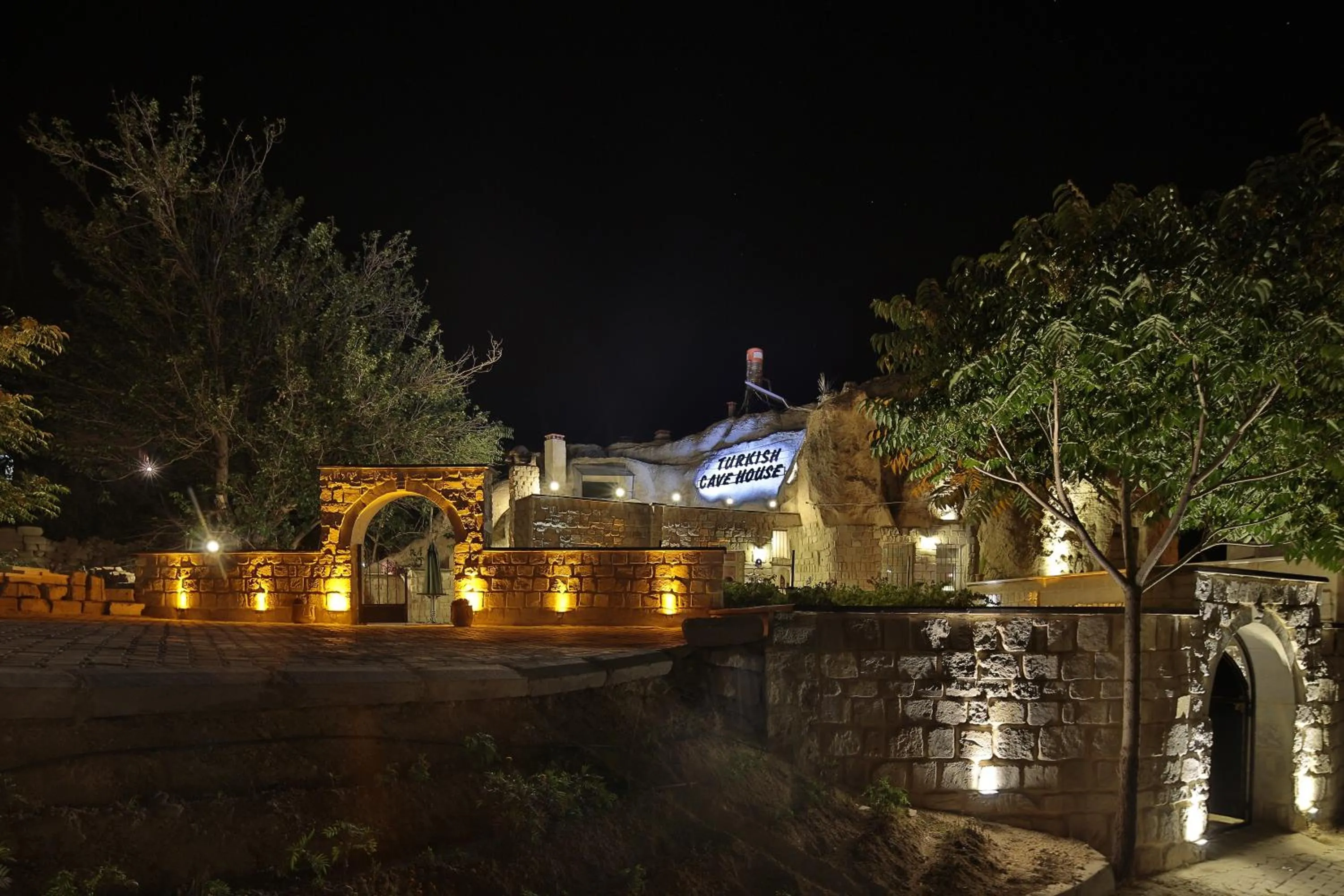 Facade/entrance in Turkish Cave House