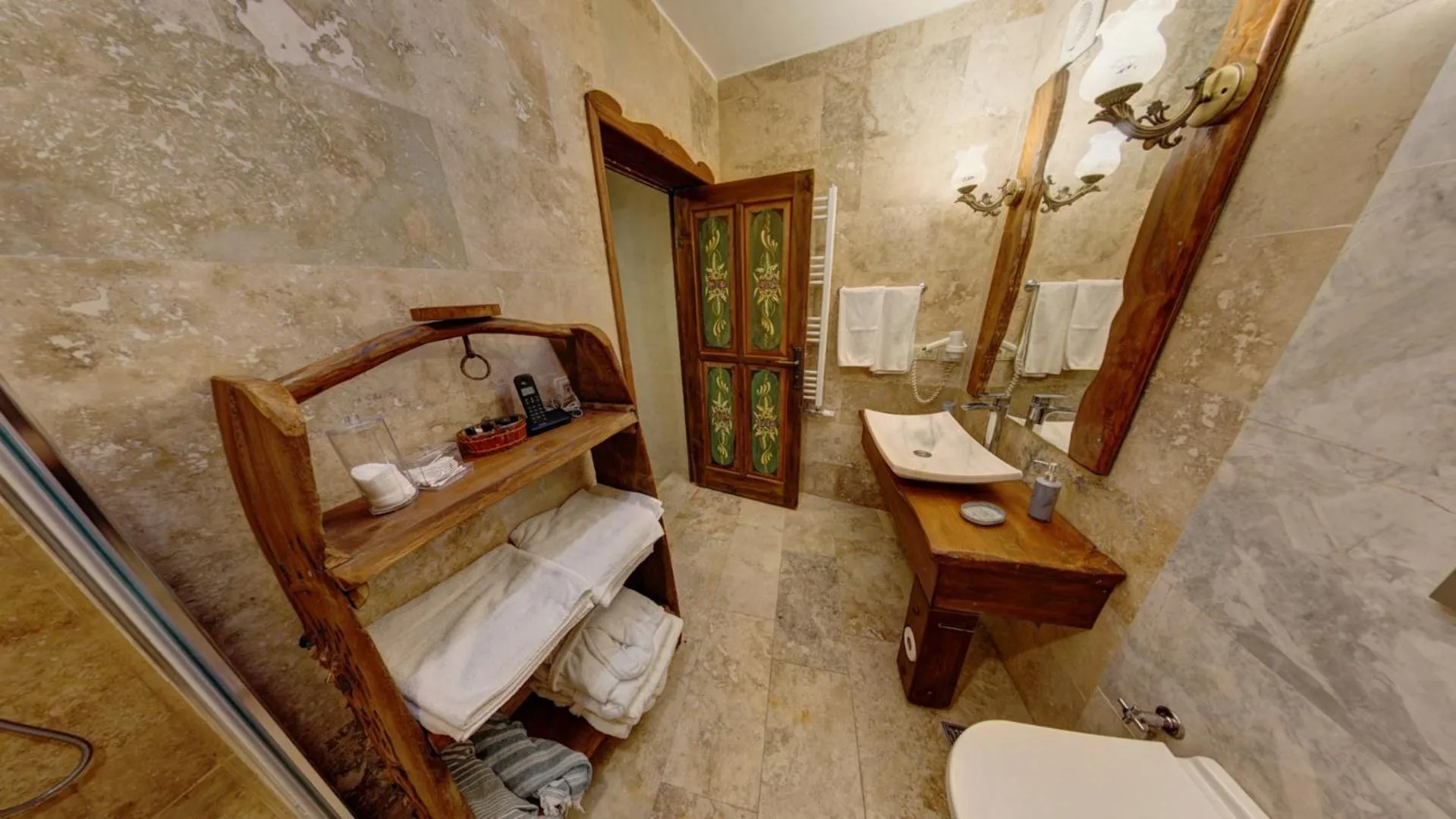 Bathroom in Turkish Cave House