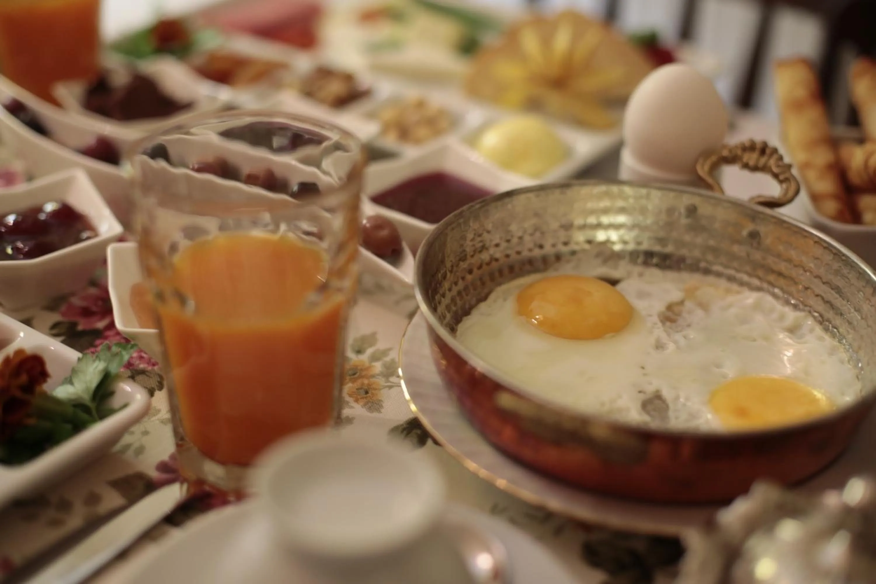Food and drinks in Turkish Cave House