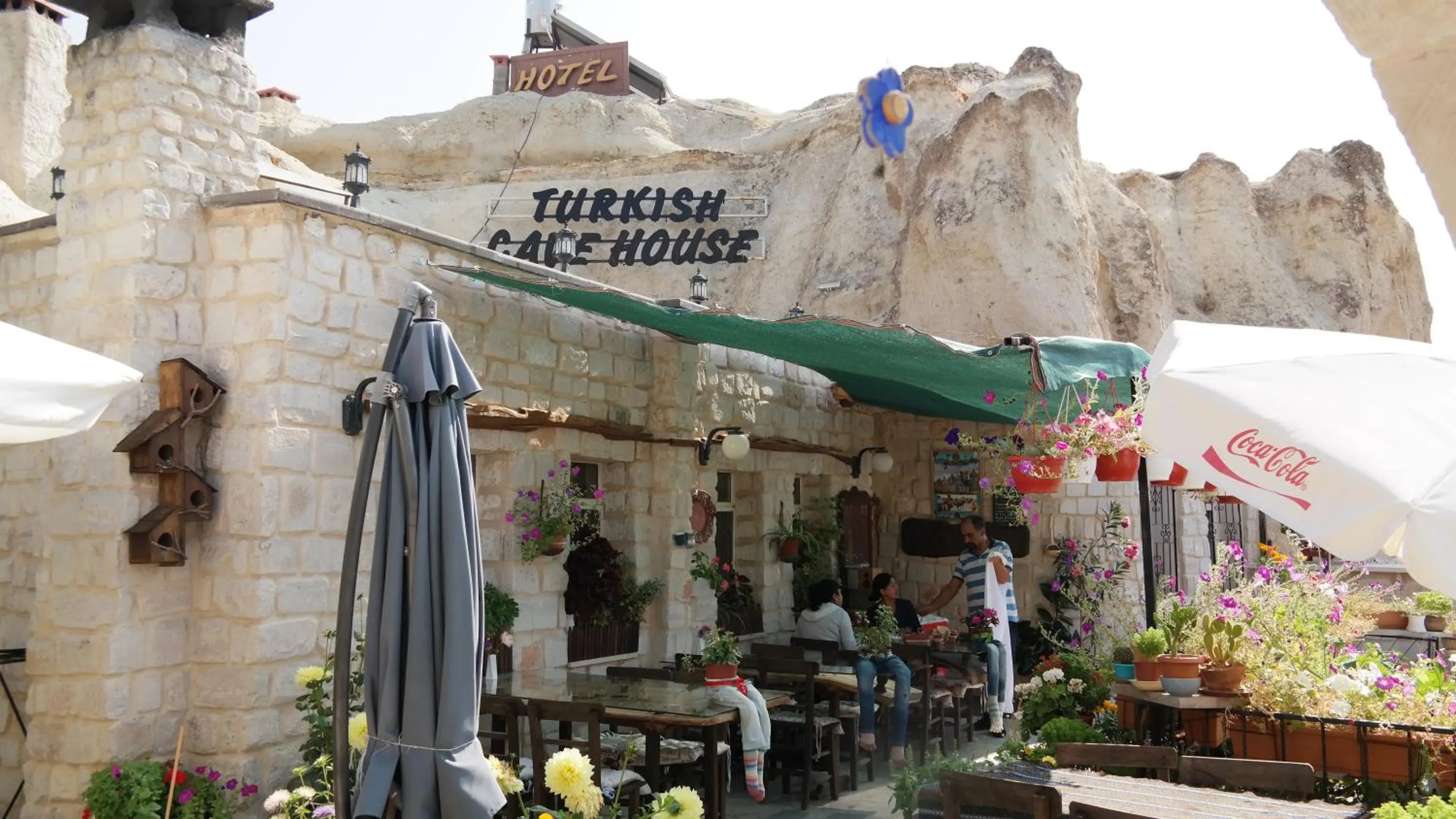 On site in Turkish Cave House