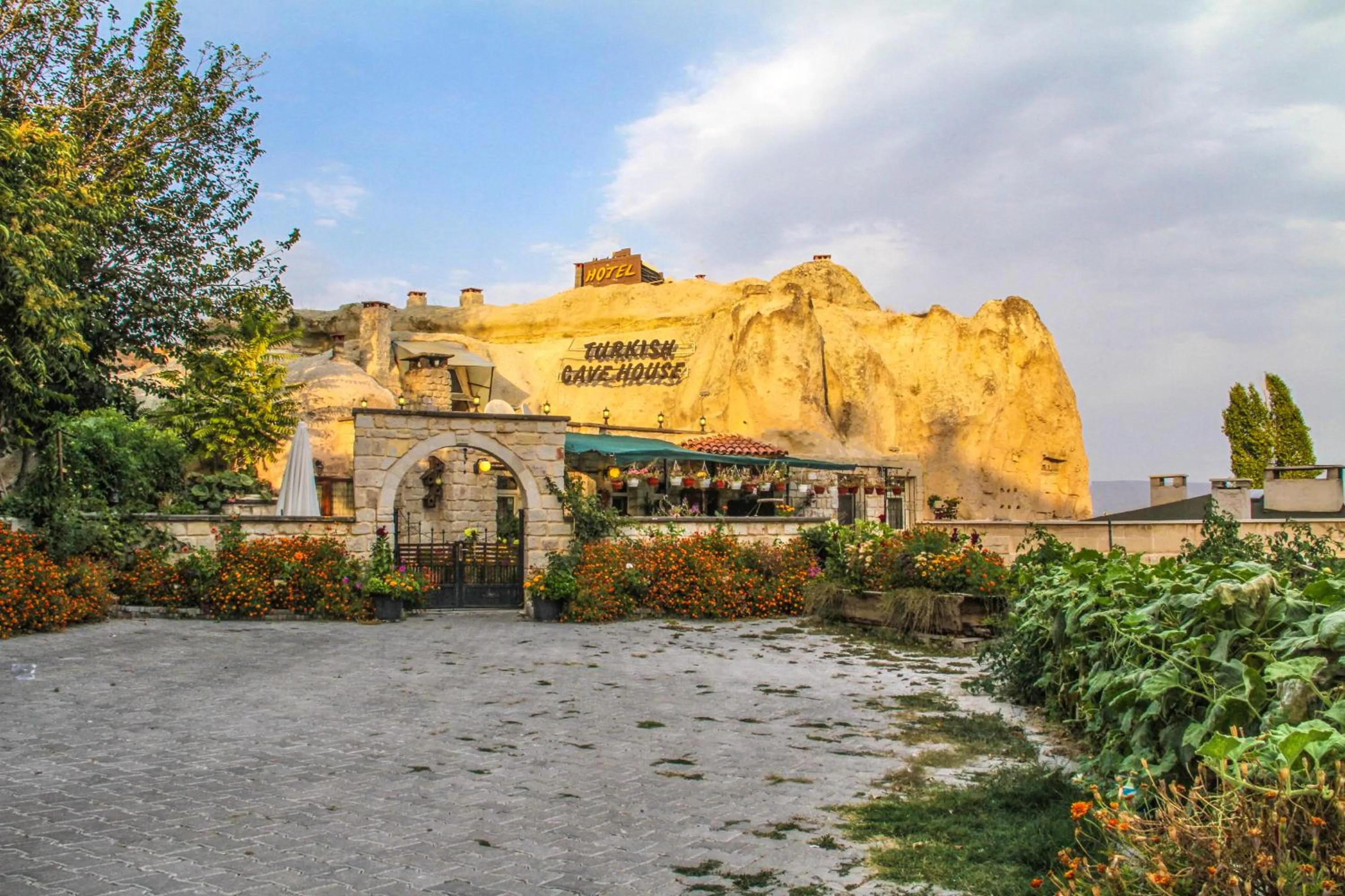 Facade/entrance in Turkish Cave House