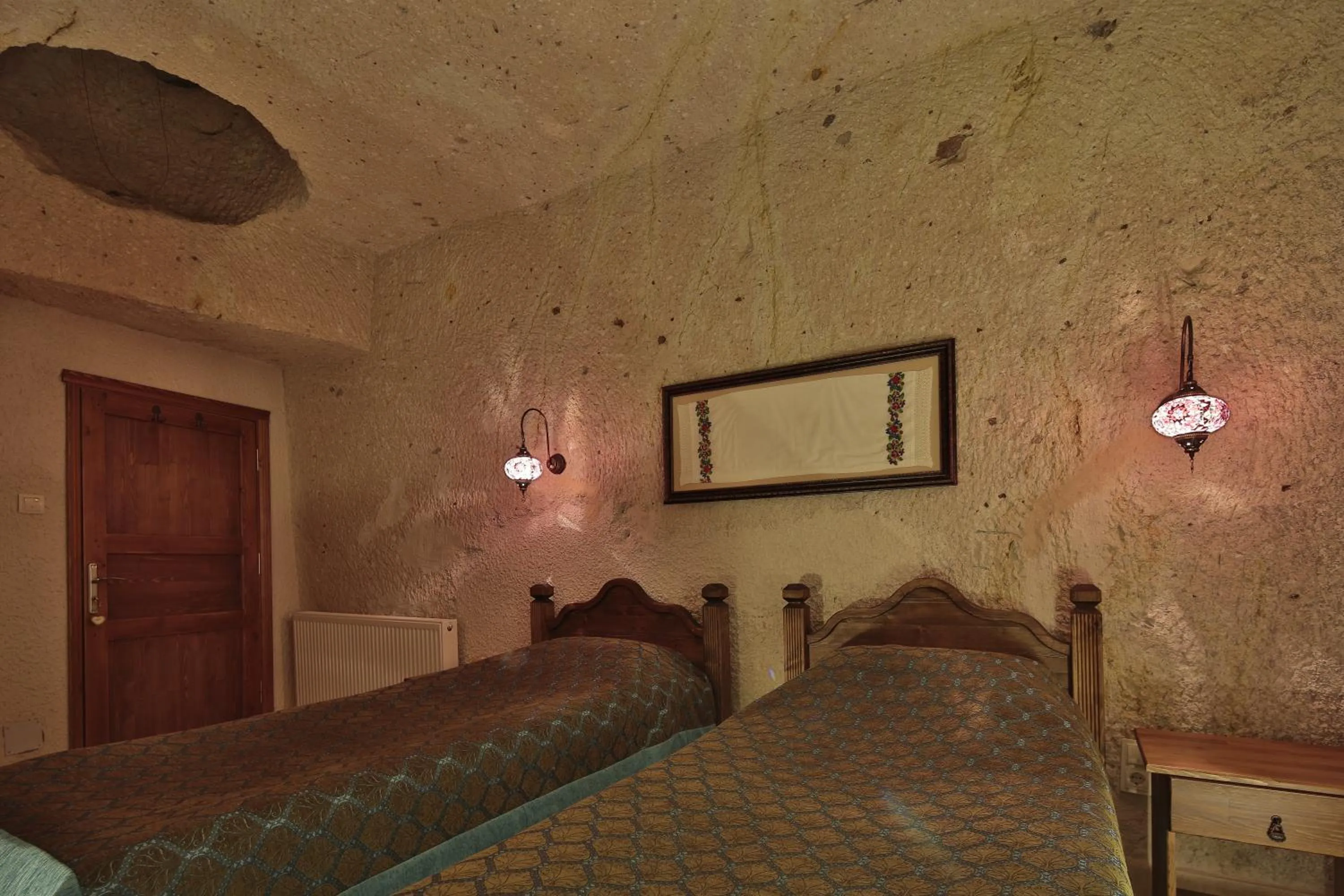 Bed in Turkish Cave House