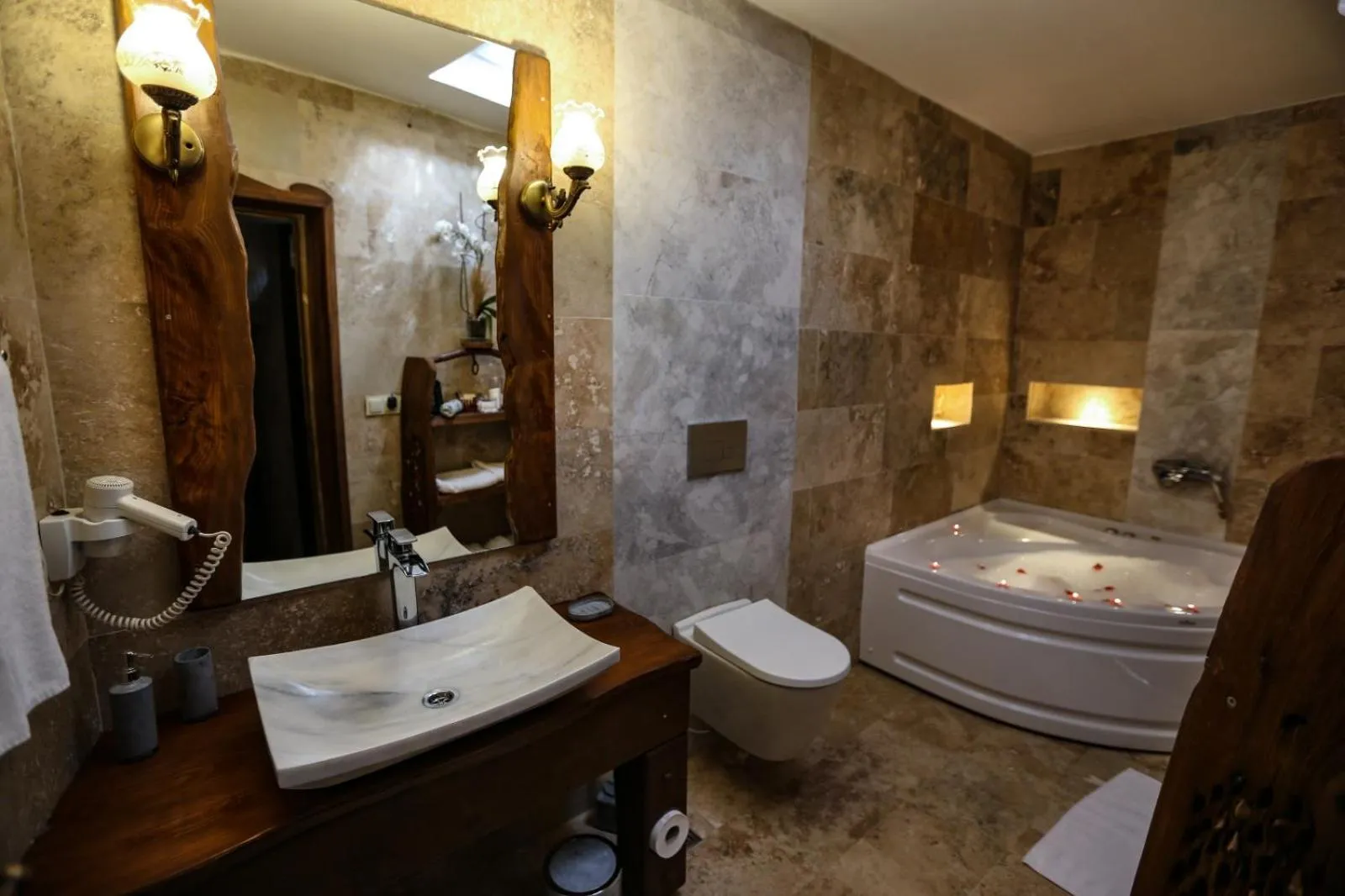 Bathroom in Turkish Cave House