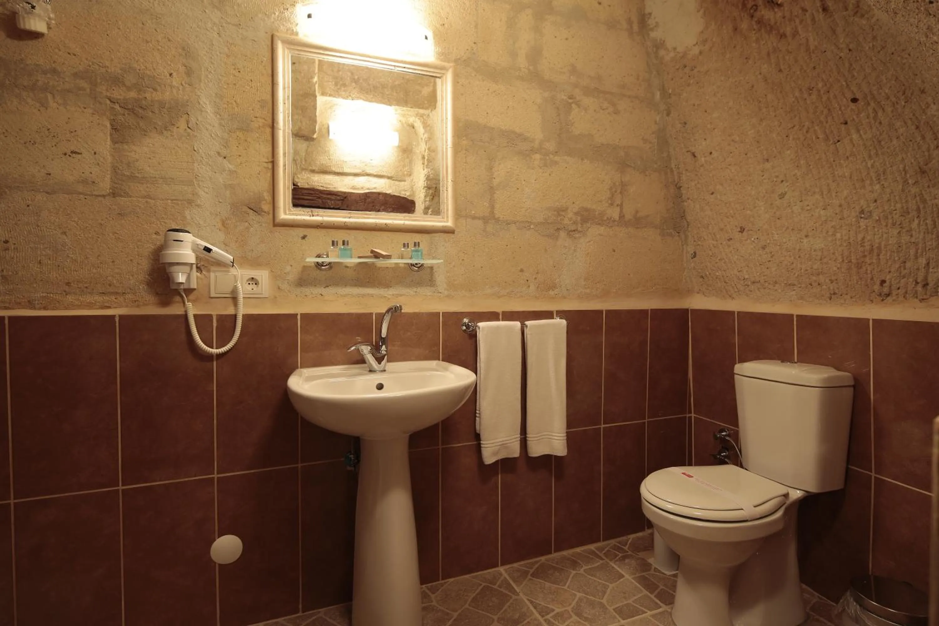 Bathroom in Turkish Cave House