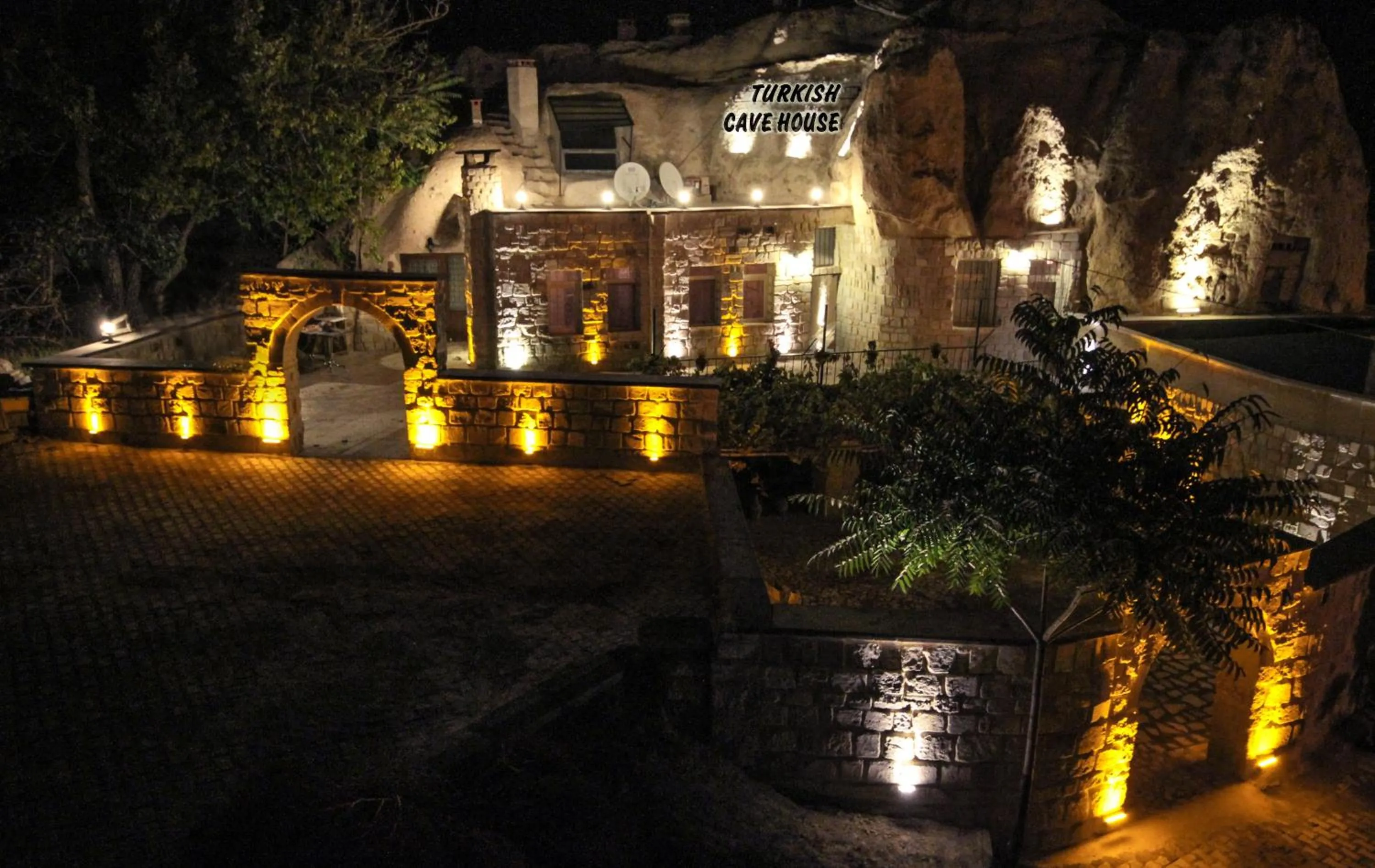 Facade/entrance in Turkish Cave House