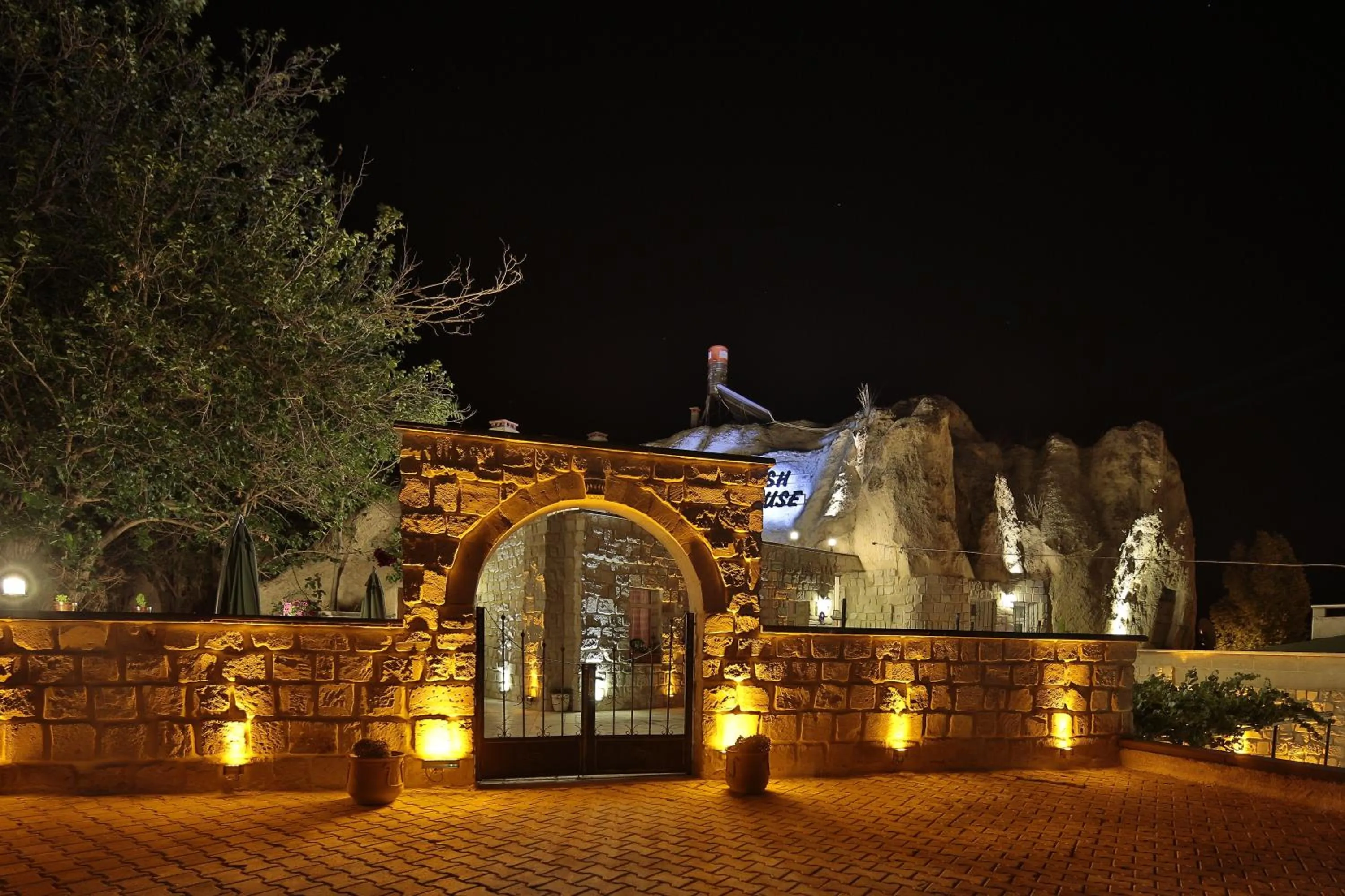Night in Turkish Cave House