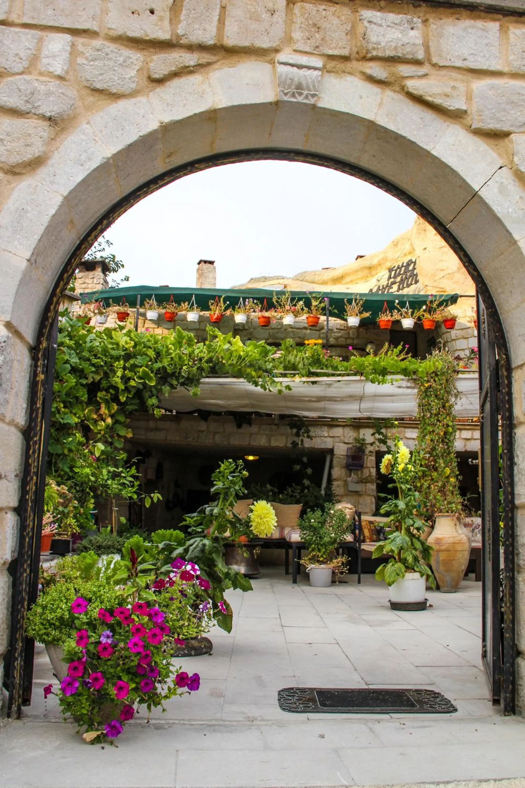 Patio in Turkish Cave House