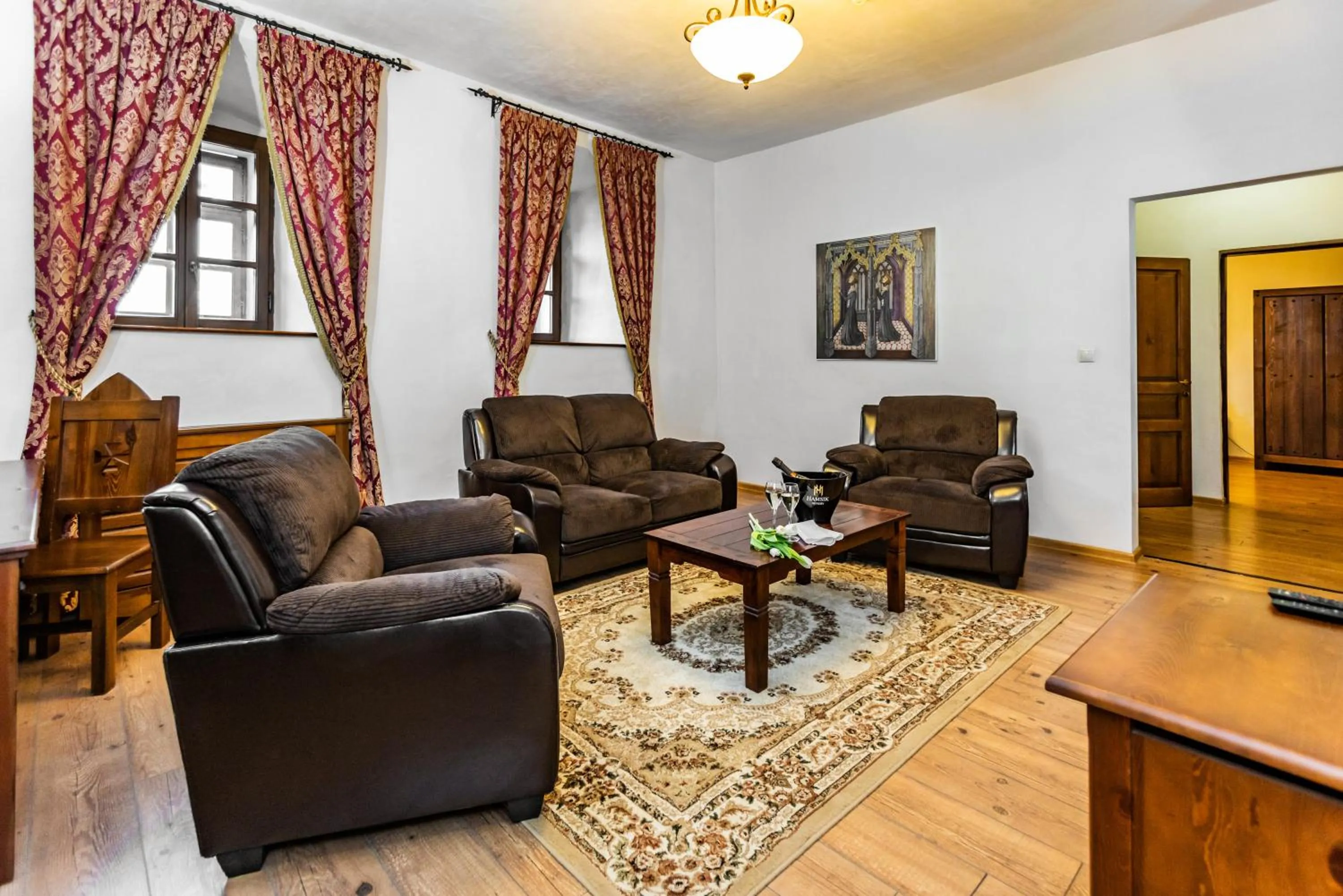 Living room in Hotel Grand Vígľaš