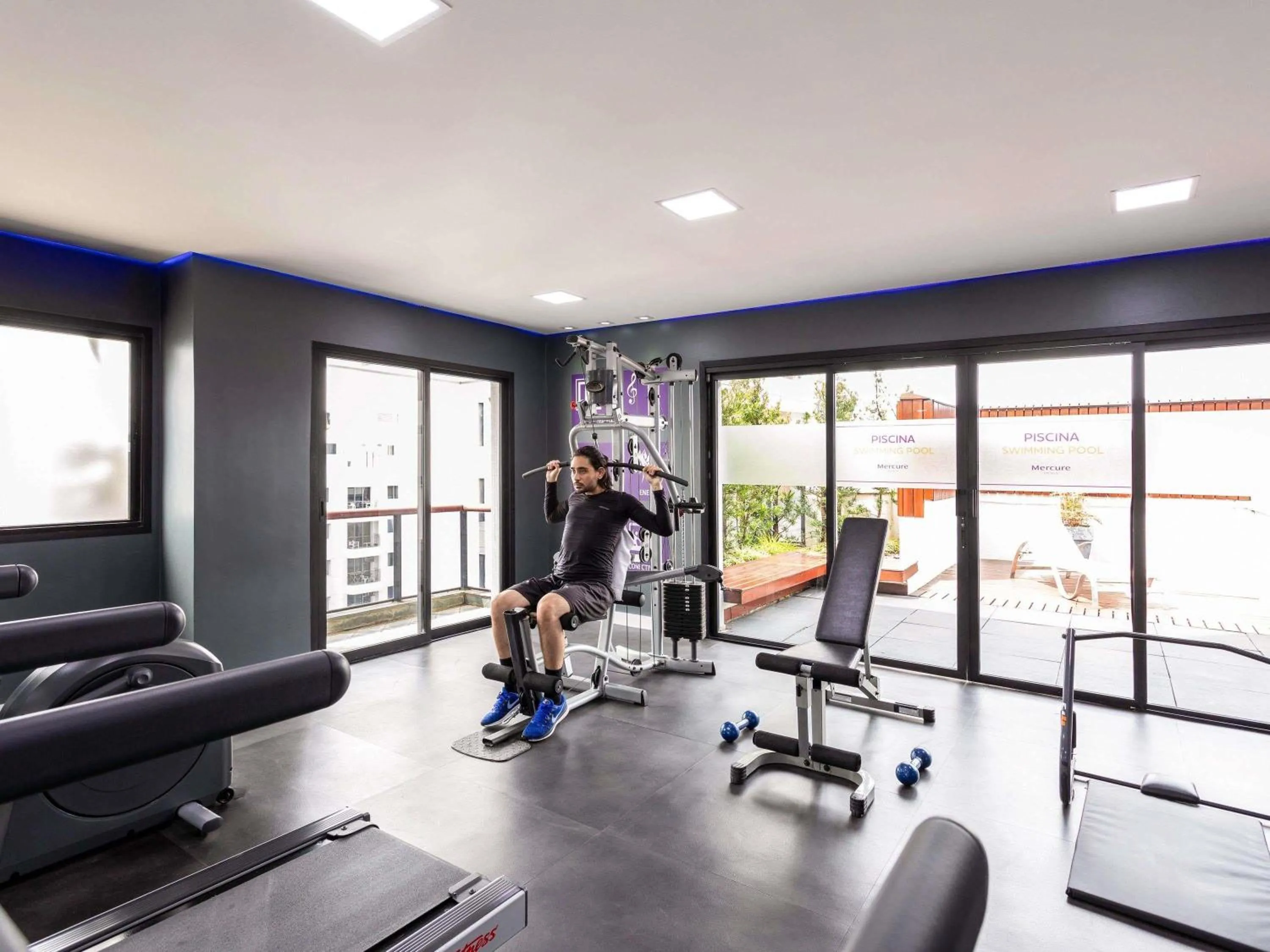 Fitness centre/facilities in Mercure Sao Paulo Pamplona