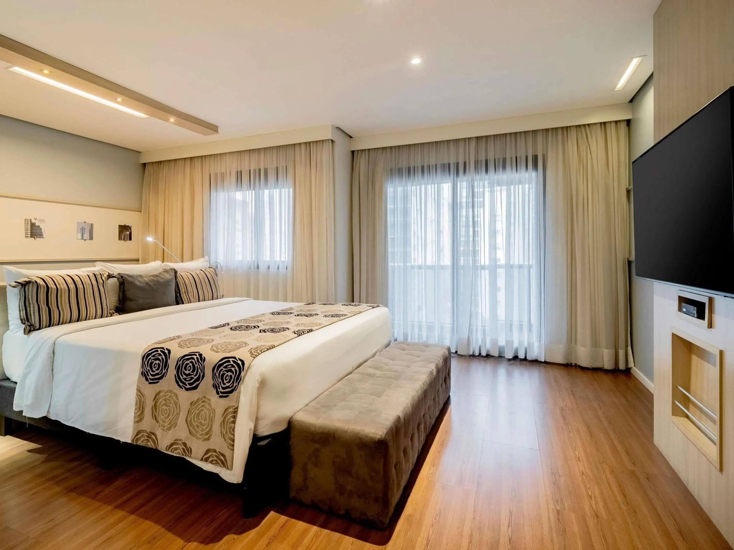 Bedroom, Bed in Mercure Sao Paulo Pamplona