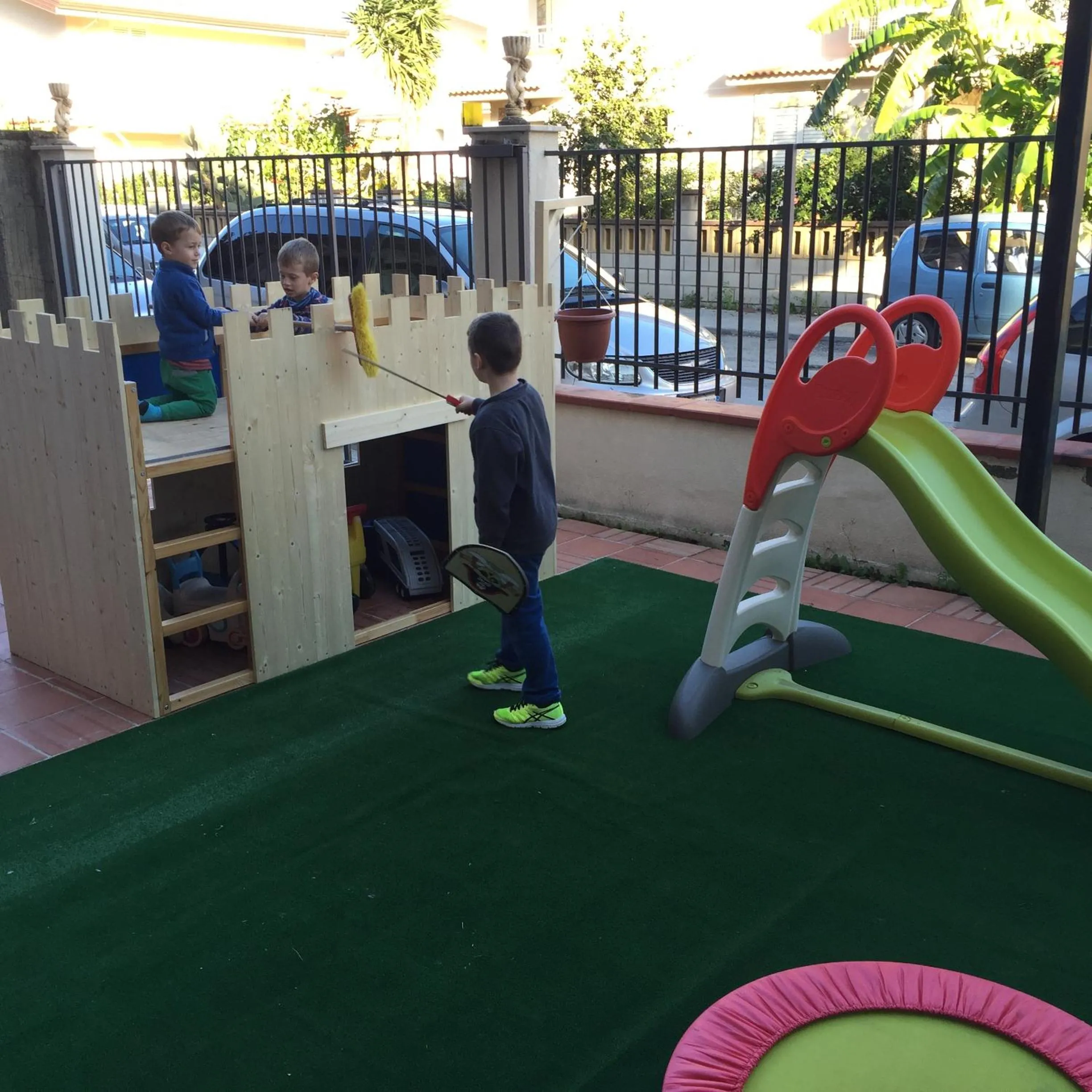 Children play ground in B&B La Gatta Bianca