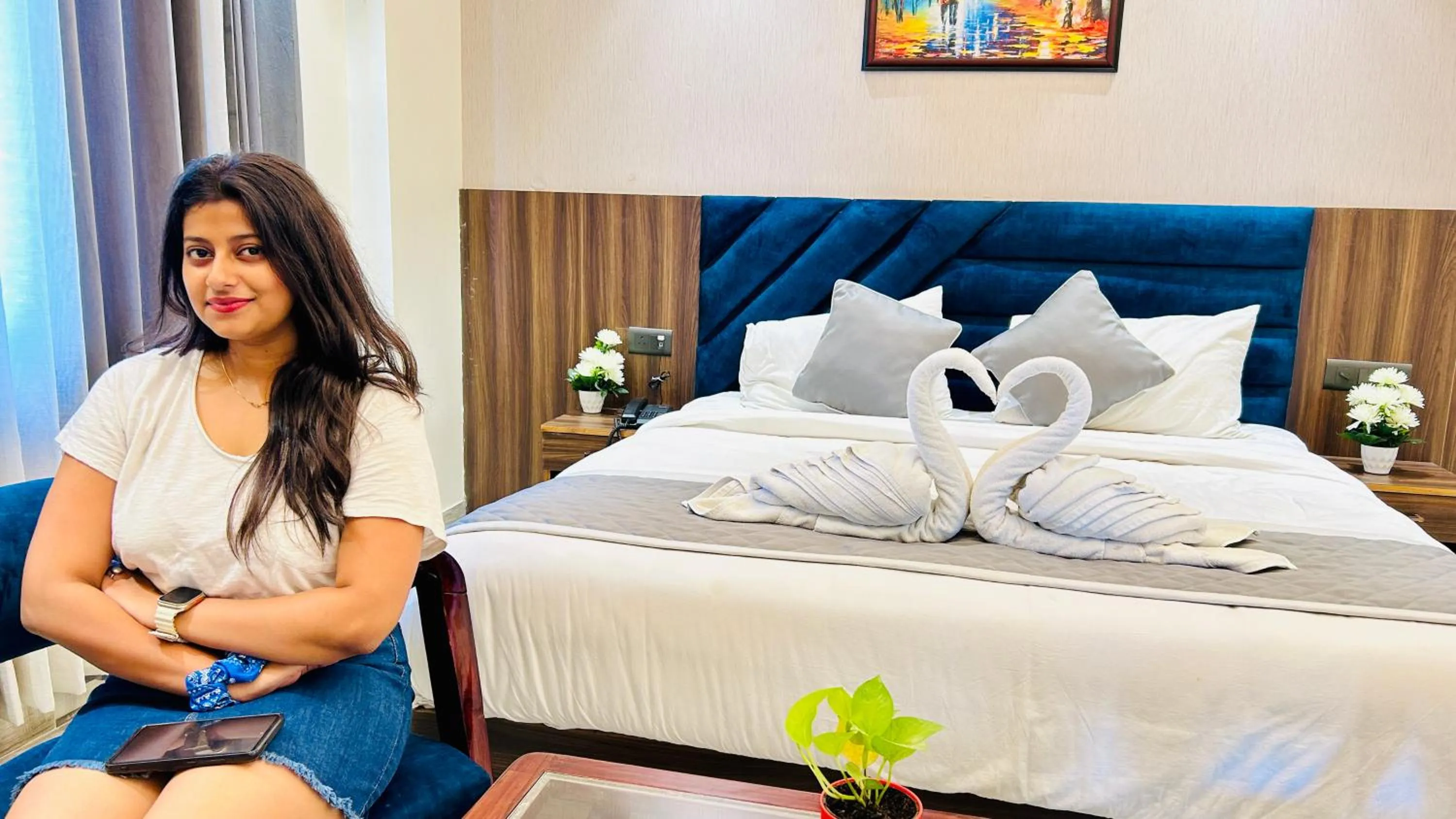 Bed in Raksha Suites & Banquet Greater Noida