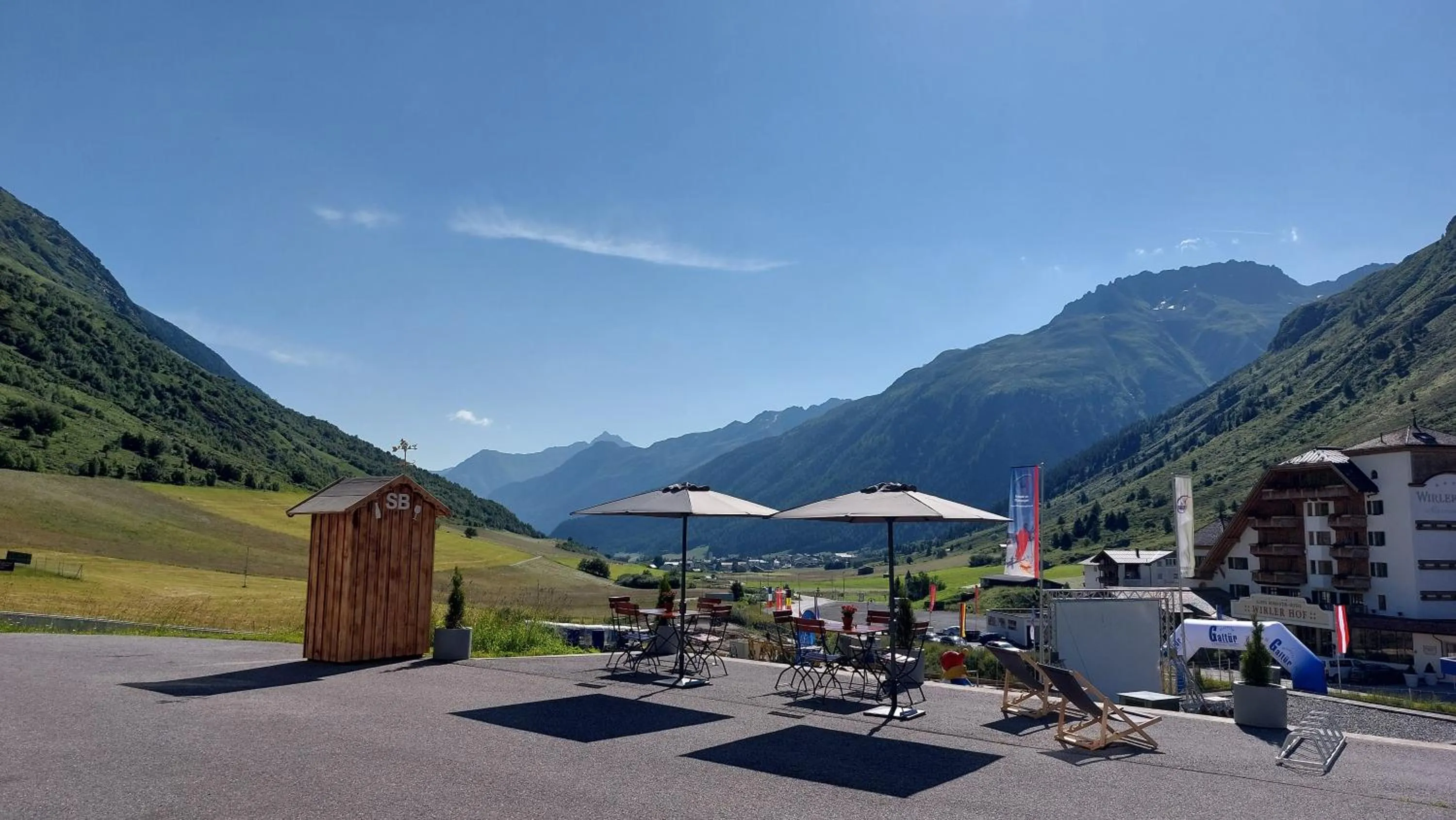 Balcony/Terrace in Hotel Garni Bel-Ami