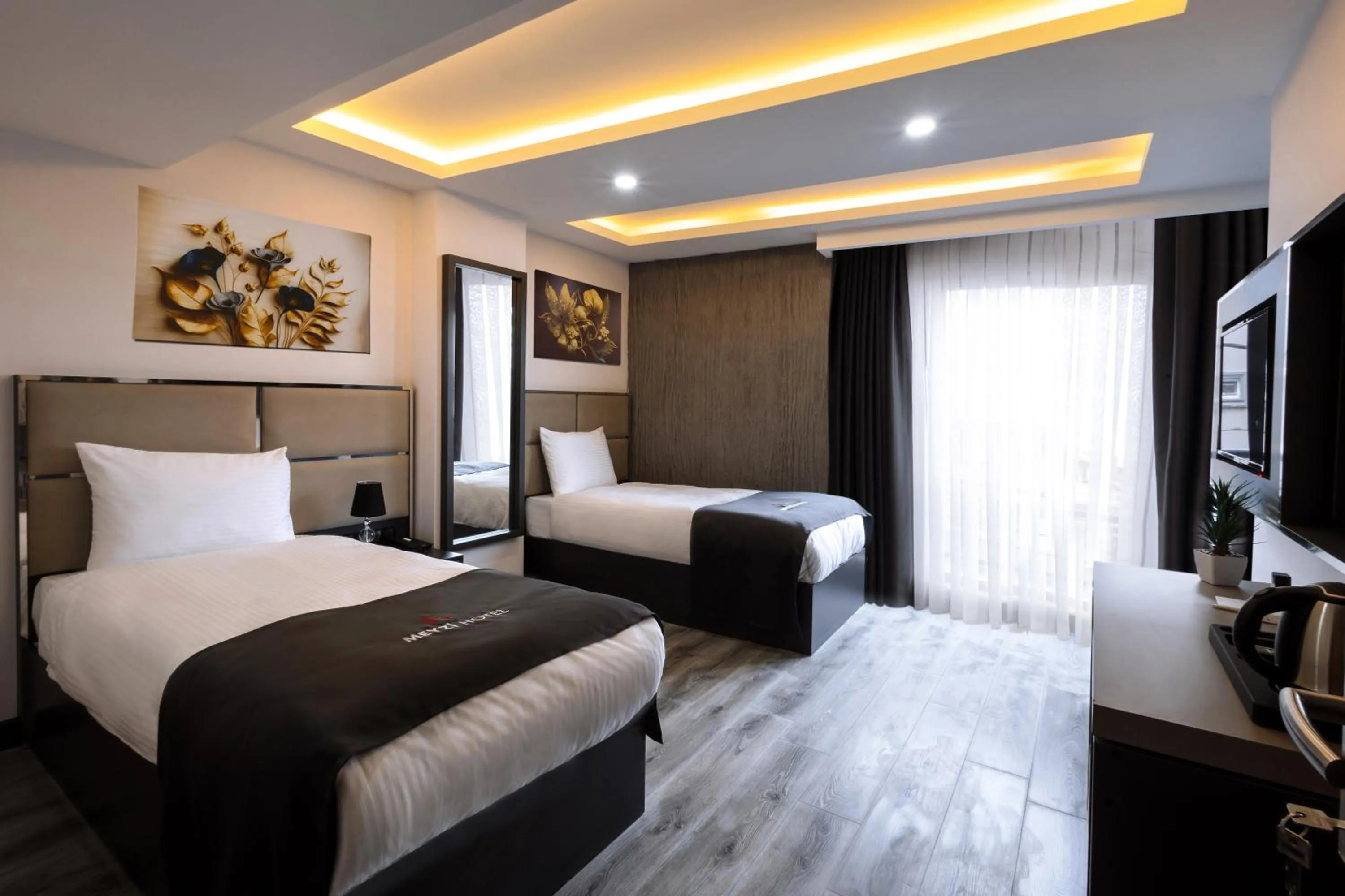 Bed in Meyzi Hotel