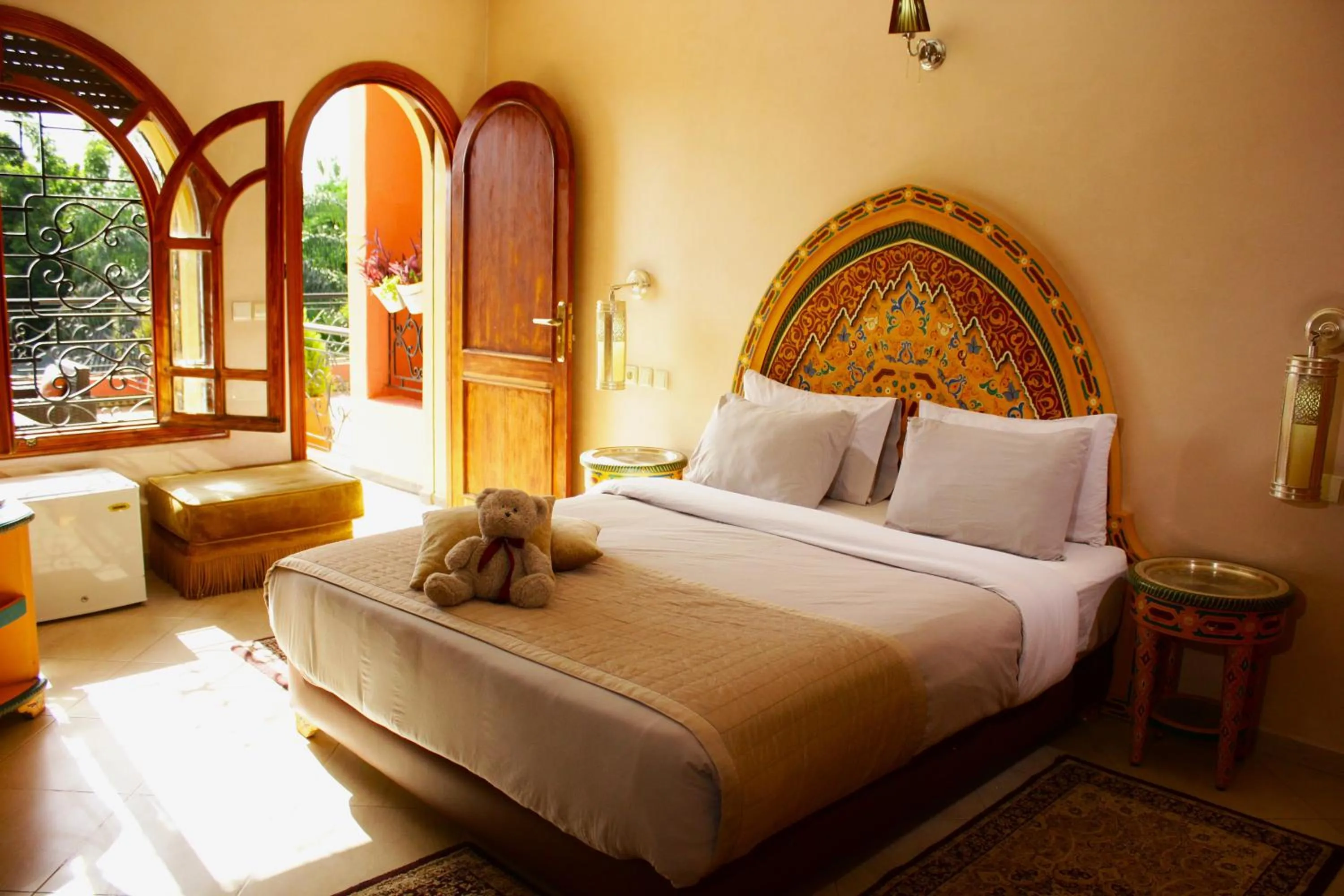 Bed in Riad Noumidya