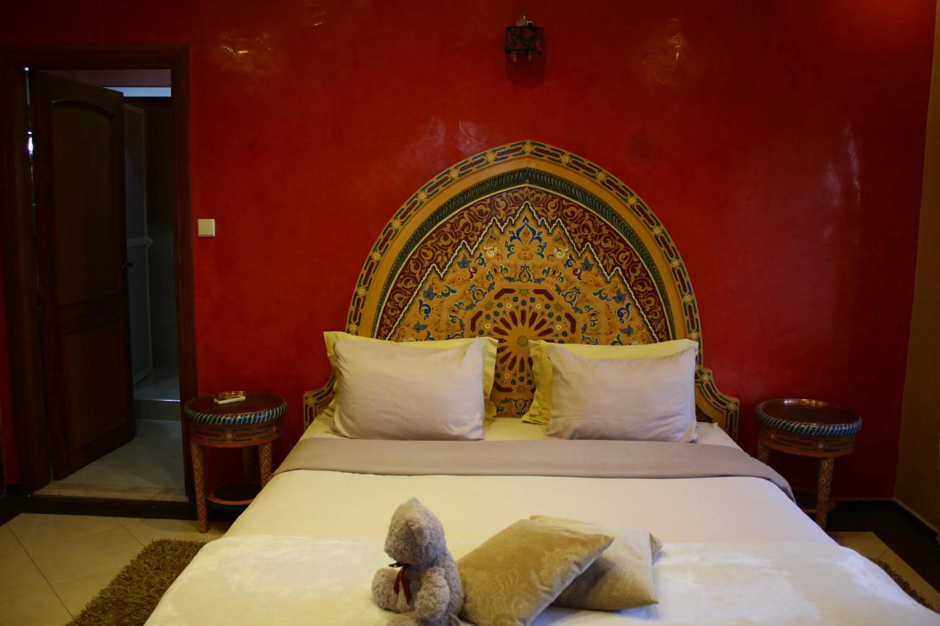 Bed in Riad Noumidya