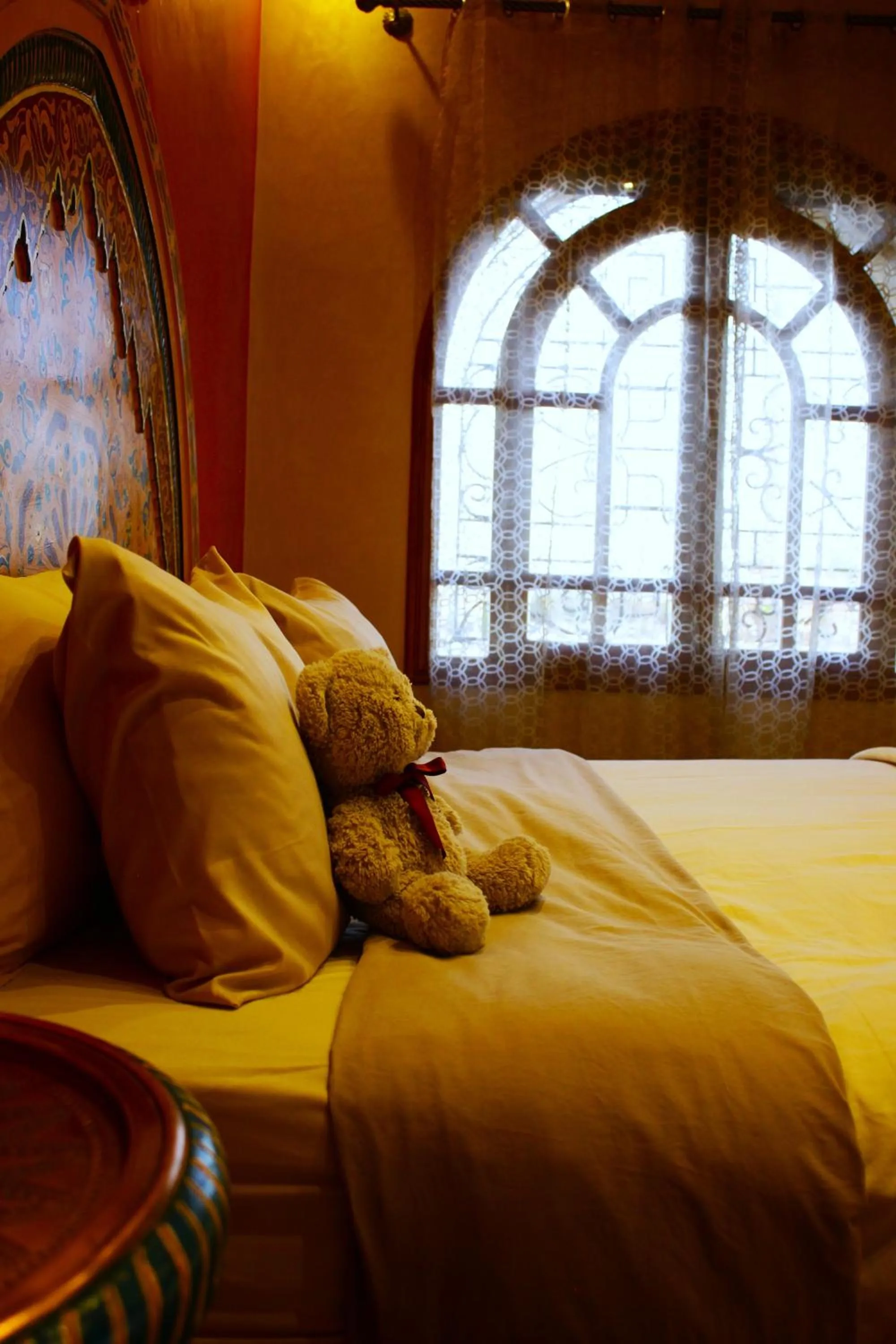 Bed in Riad Noumidya