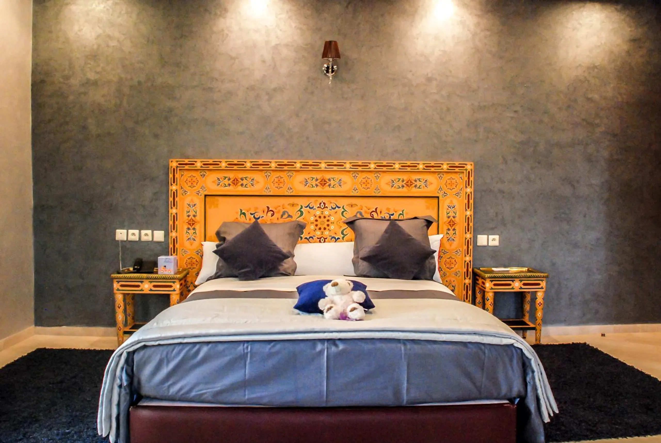 Bed in Riad Noumidya