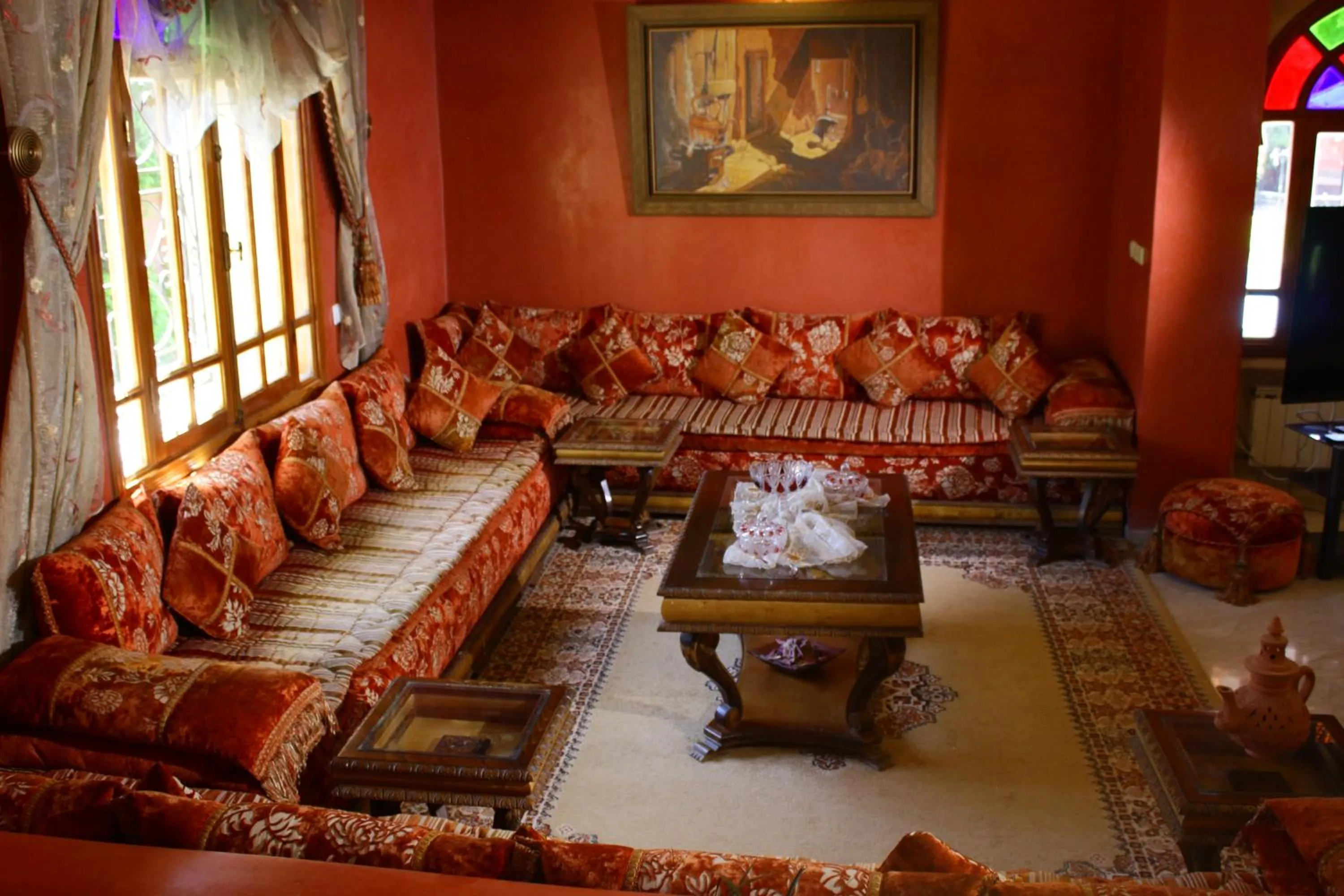 Living room in Riad Noumidya