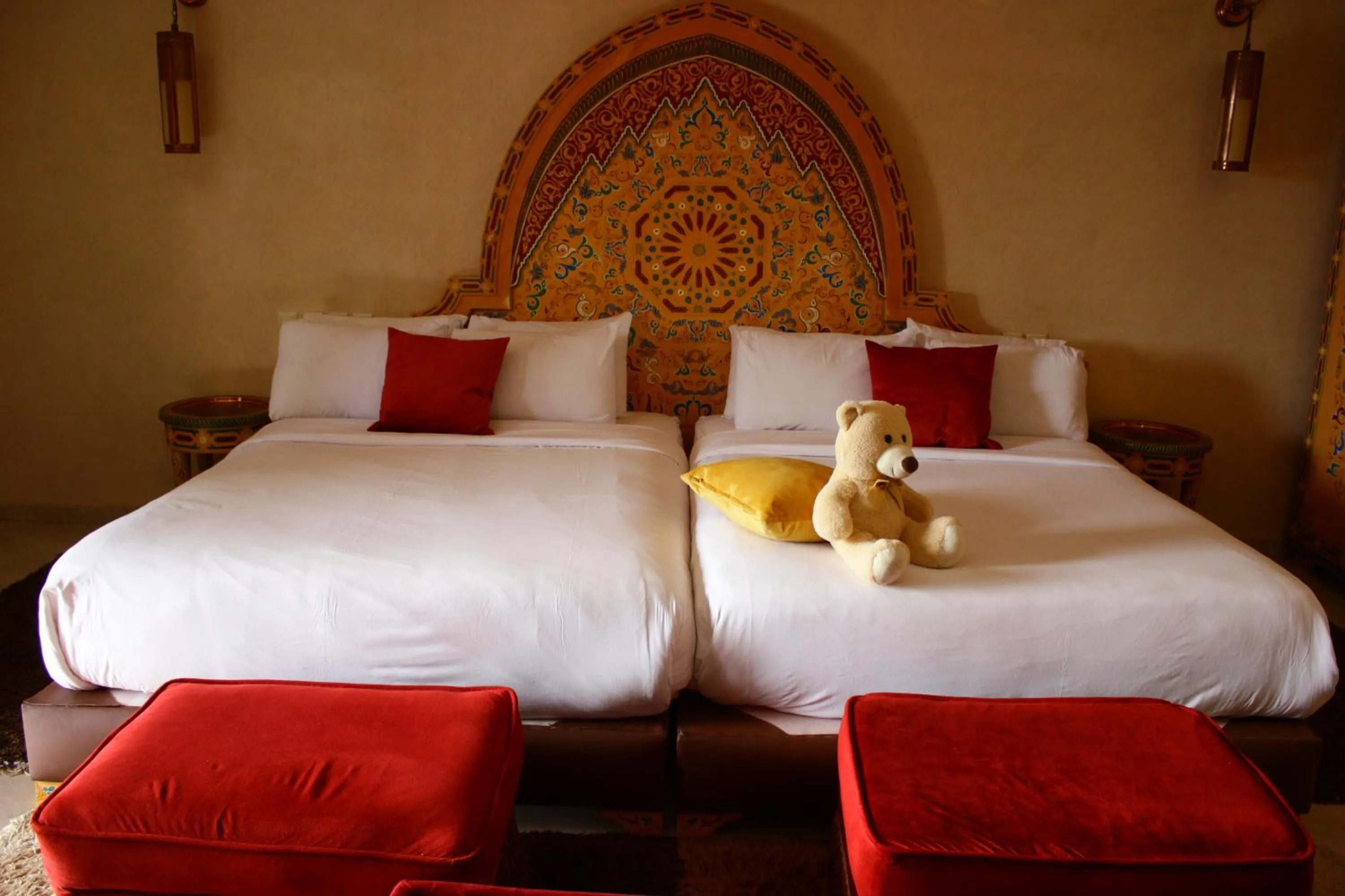 Bed in Riad Noumidya