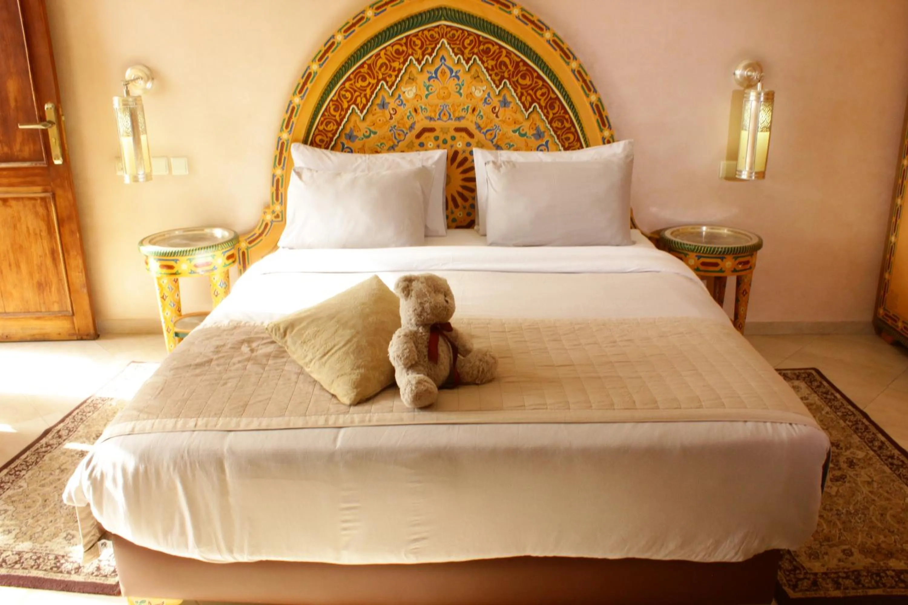 Bed in Riad Noumidya