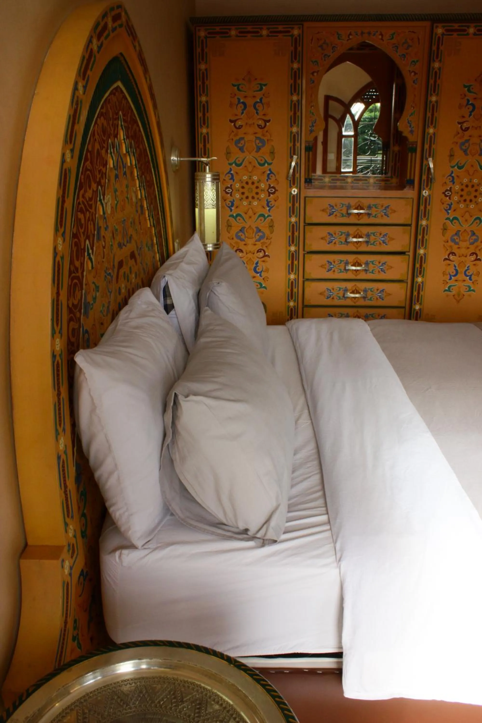 Bed in Riad Noumidya