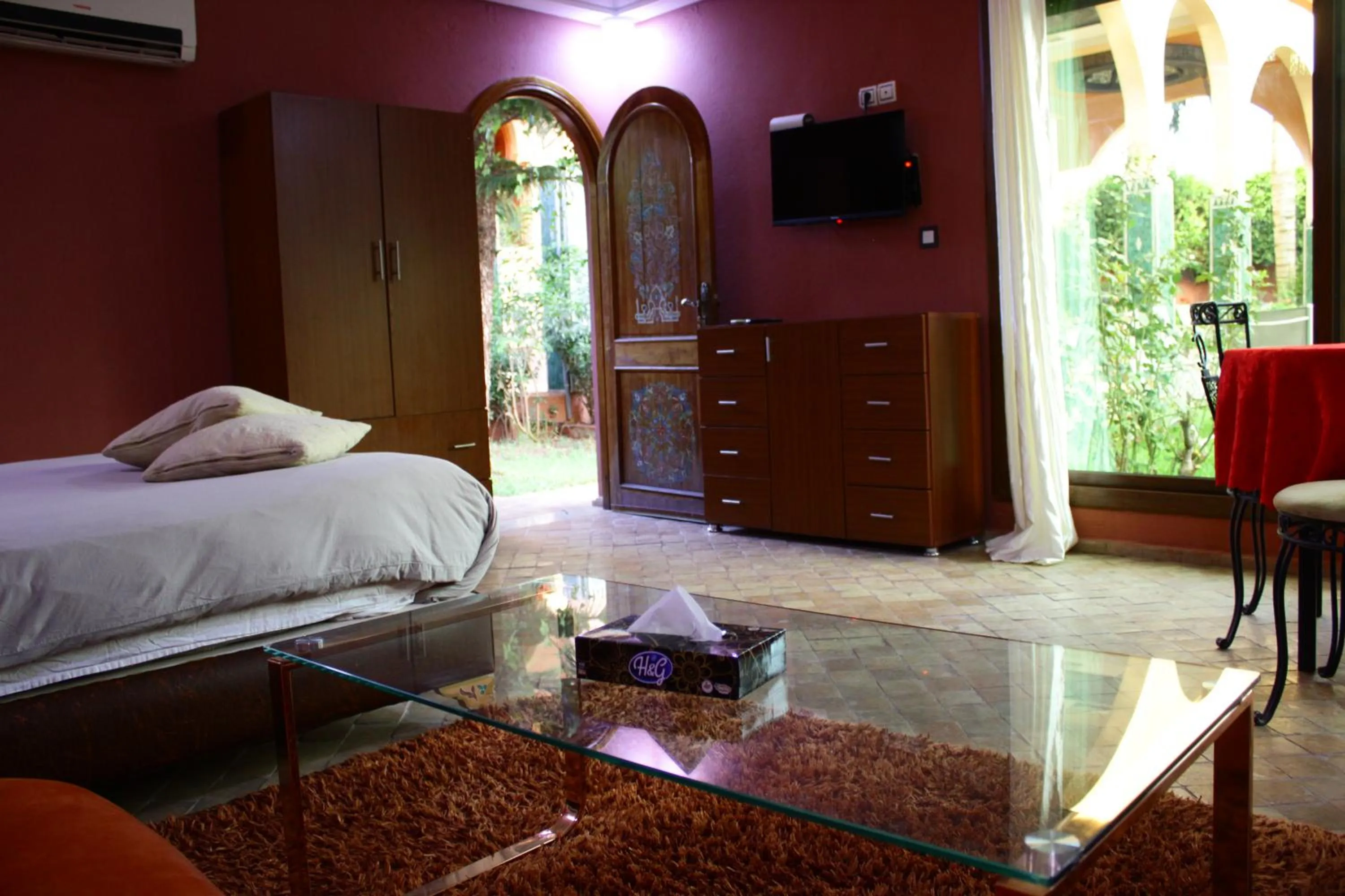 Bed in Riad Noumidya