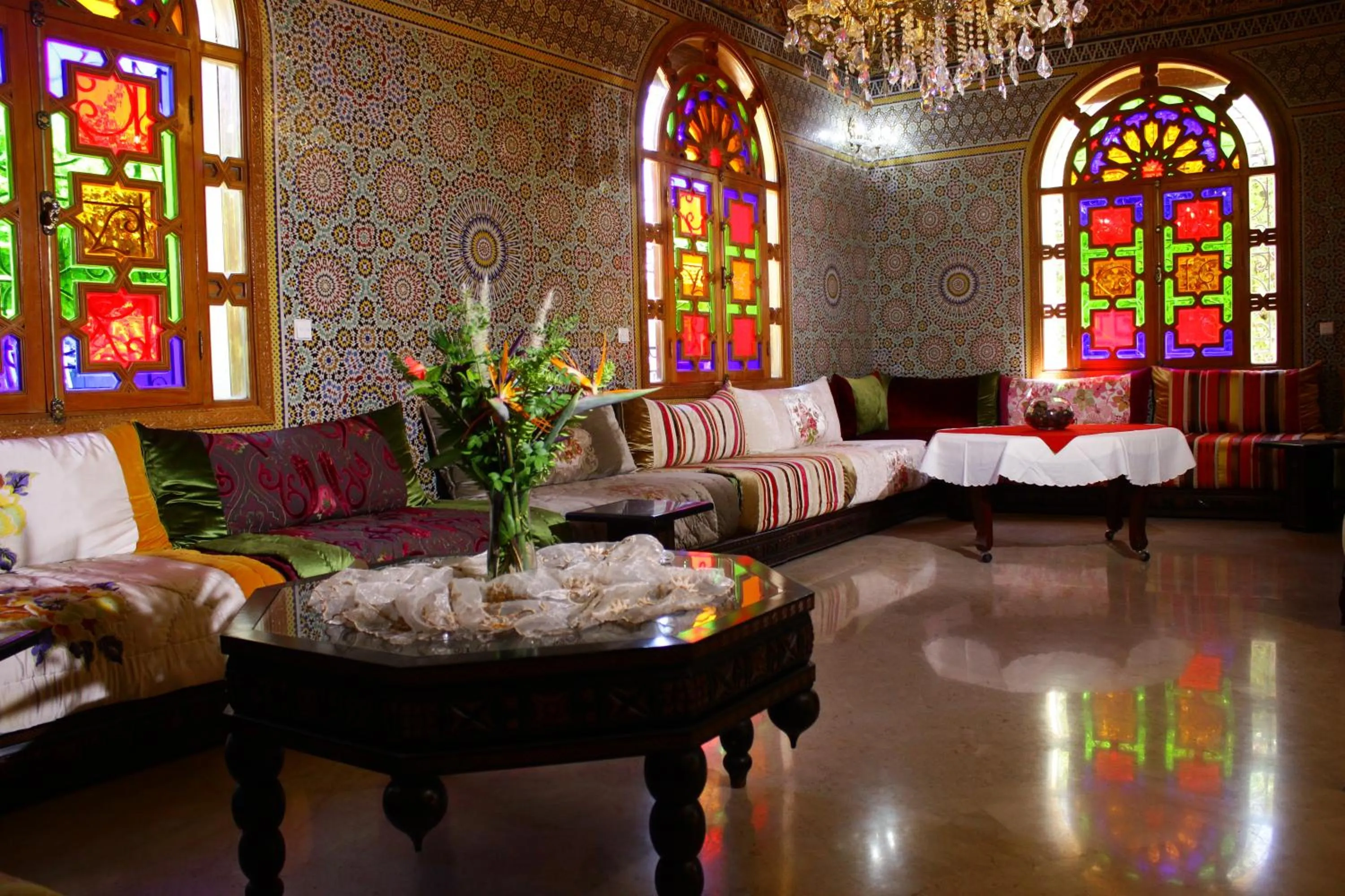 Living room in Riad Noumidya