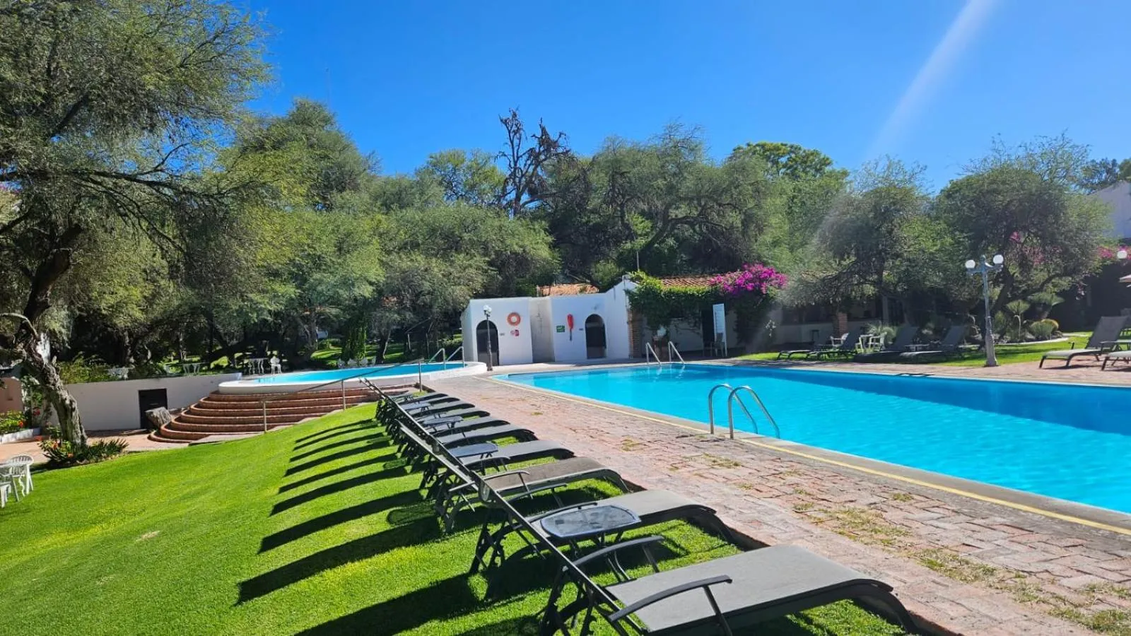Swimming pool in Hotel Hacienda Taboada (Aguas Termales)