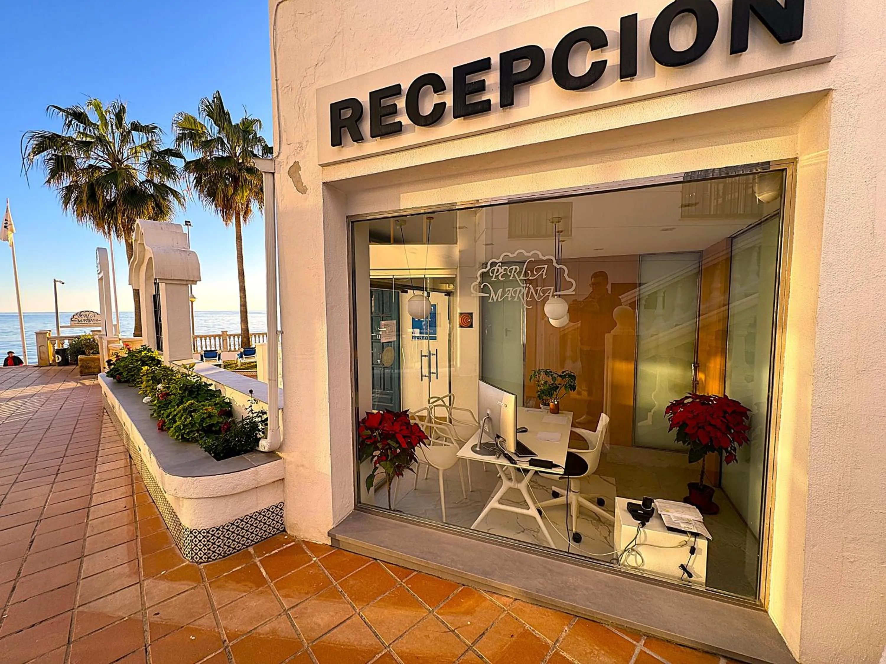 Lobby or reception in Apartamentos Perla Marina