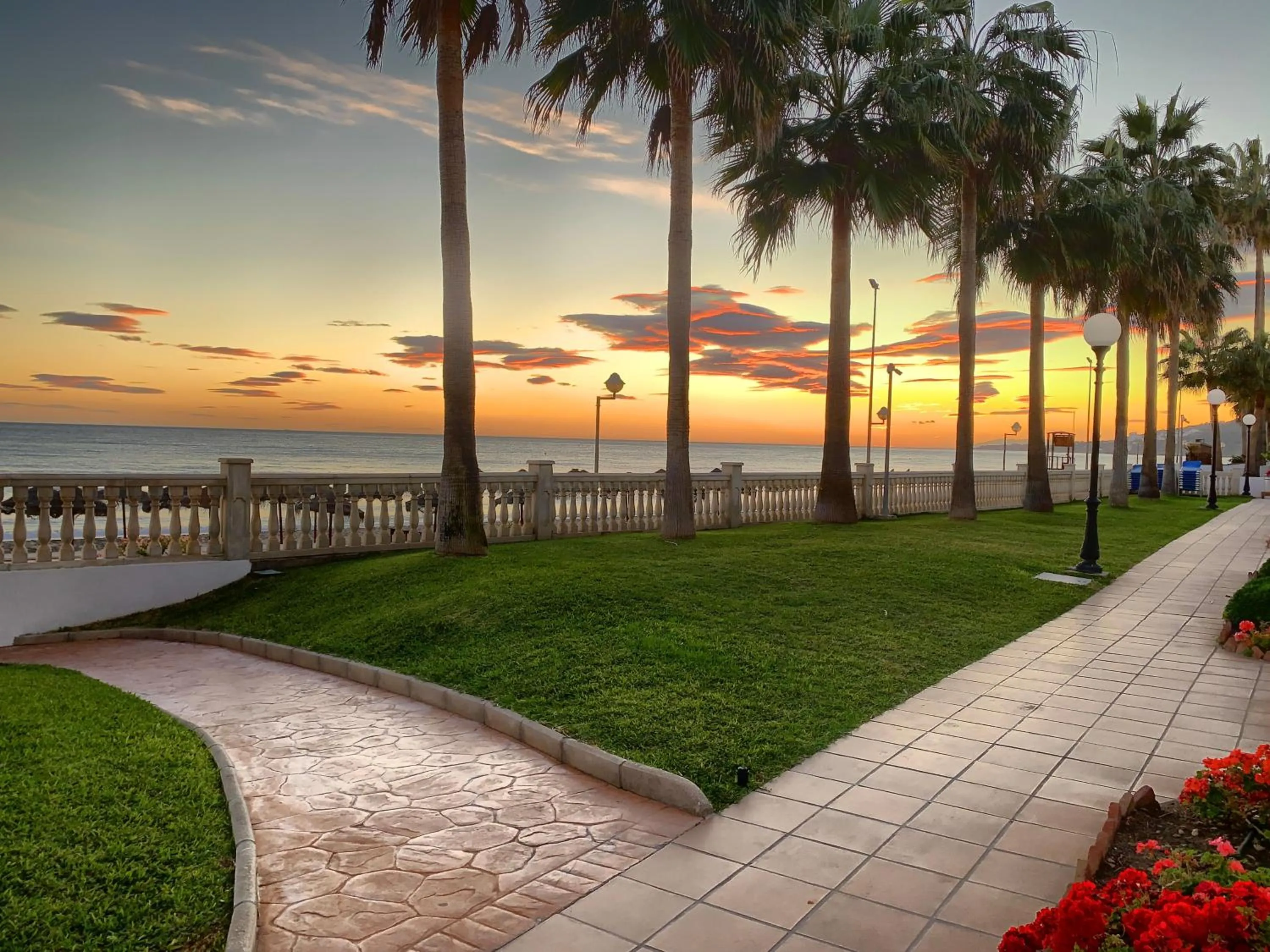 Garden in Apartamentos Perla Marina