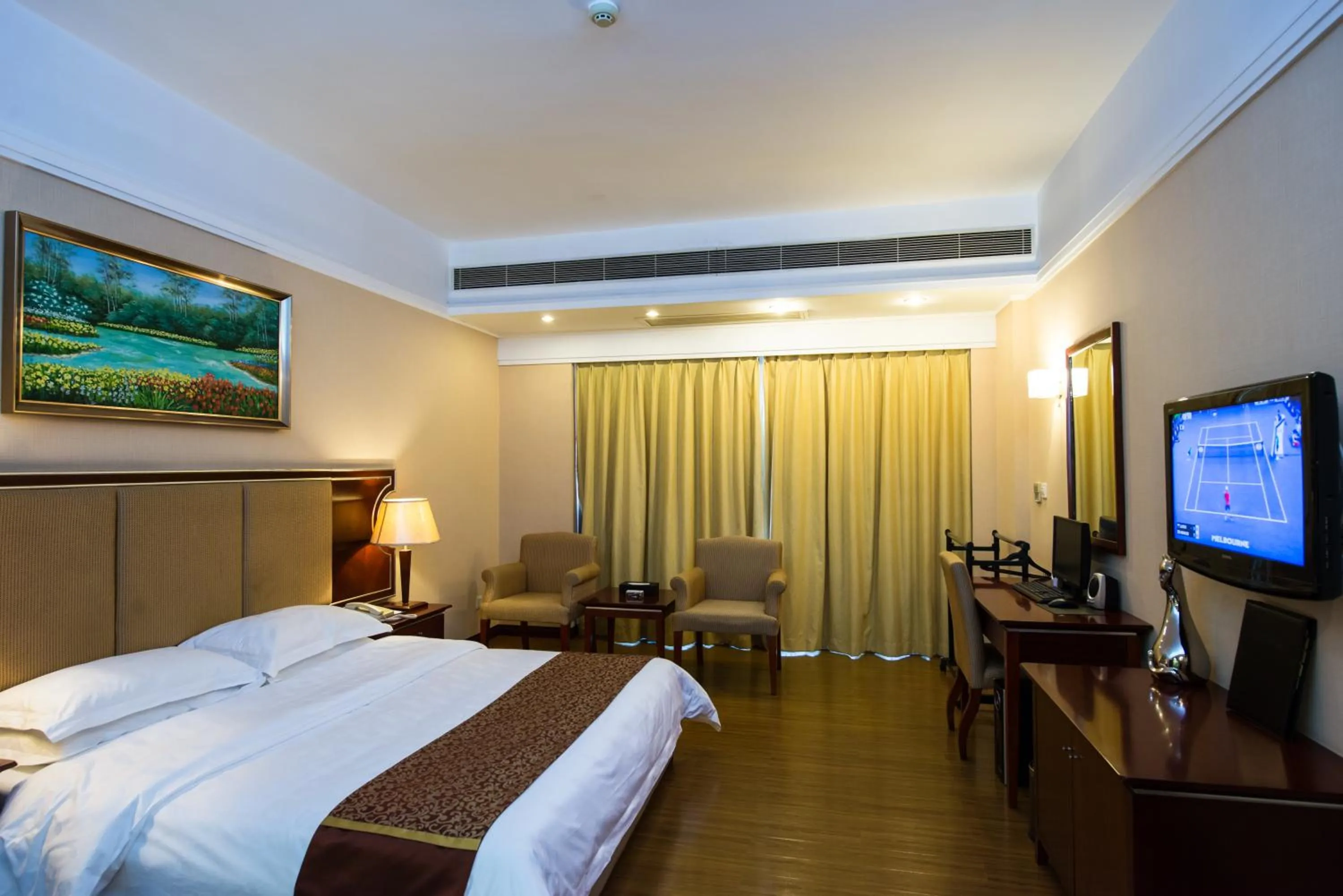 Decorative detail, TV/Entertainment Center in 悦丰酒店广州银丰国际公寓北站店