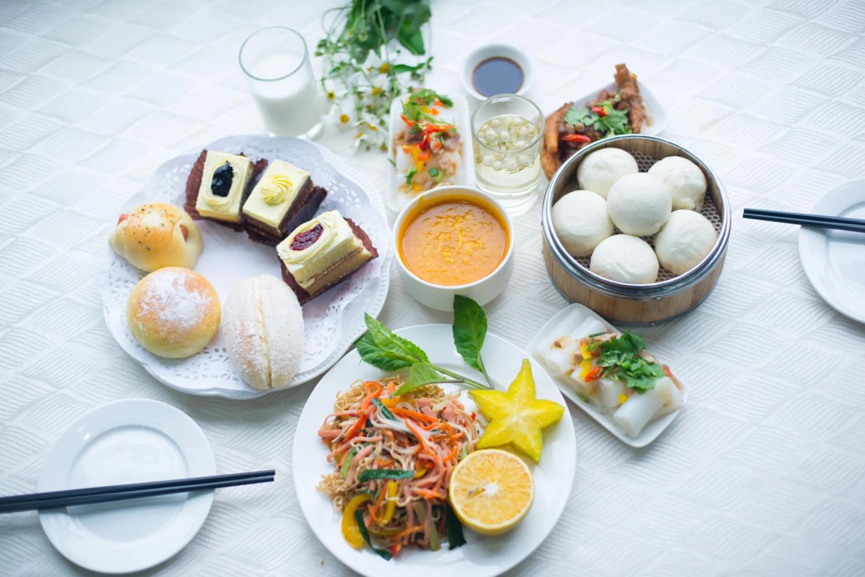 Buffet breakfast, Food in 悦丰酒店广州银丰国际公寓北站店