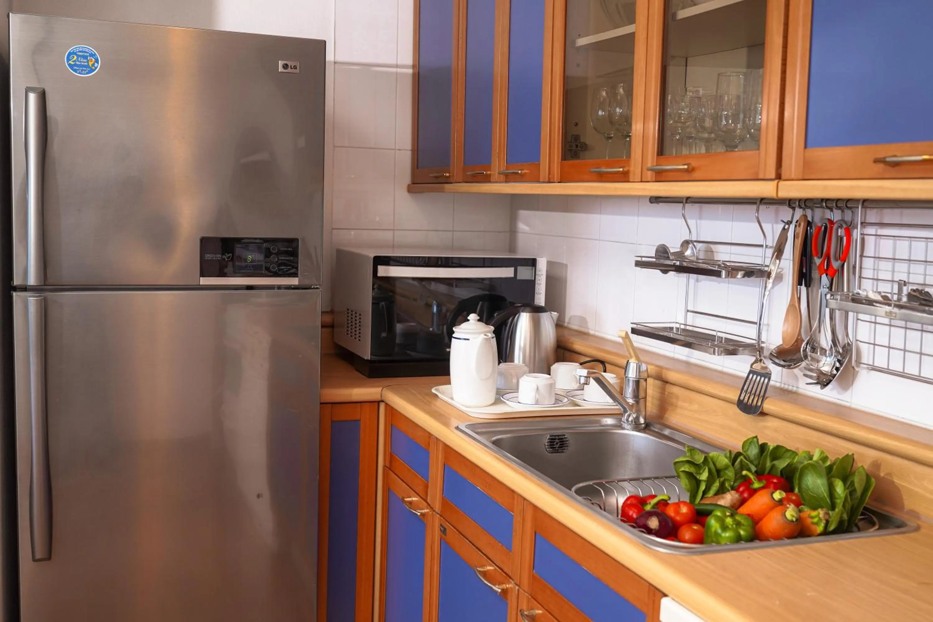 kitchen in Daeha Serviced Apartment