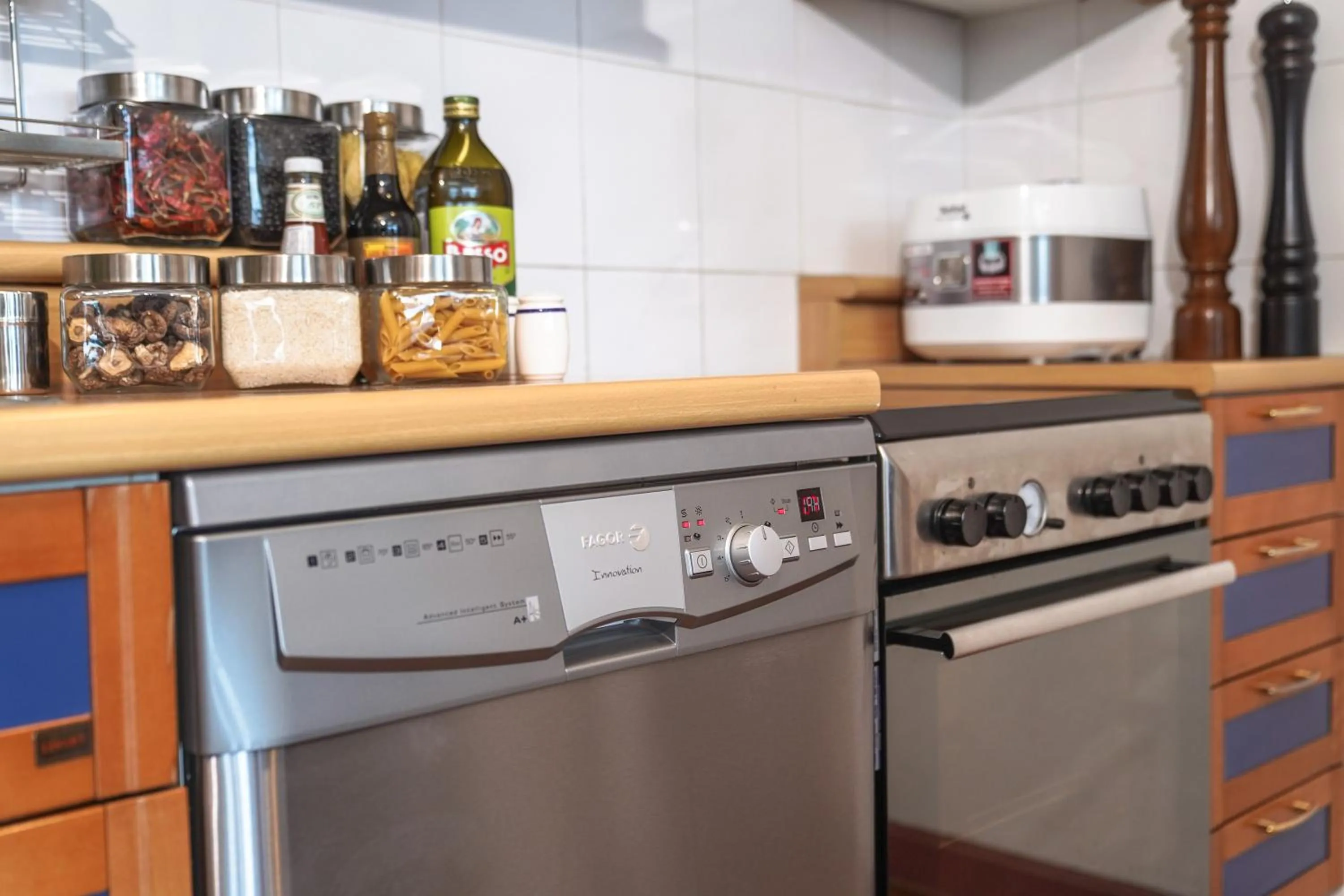 kitchen in Daeha Serviced Apartment