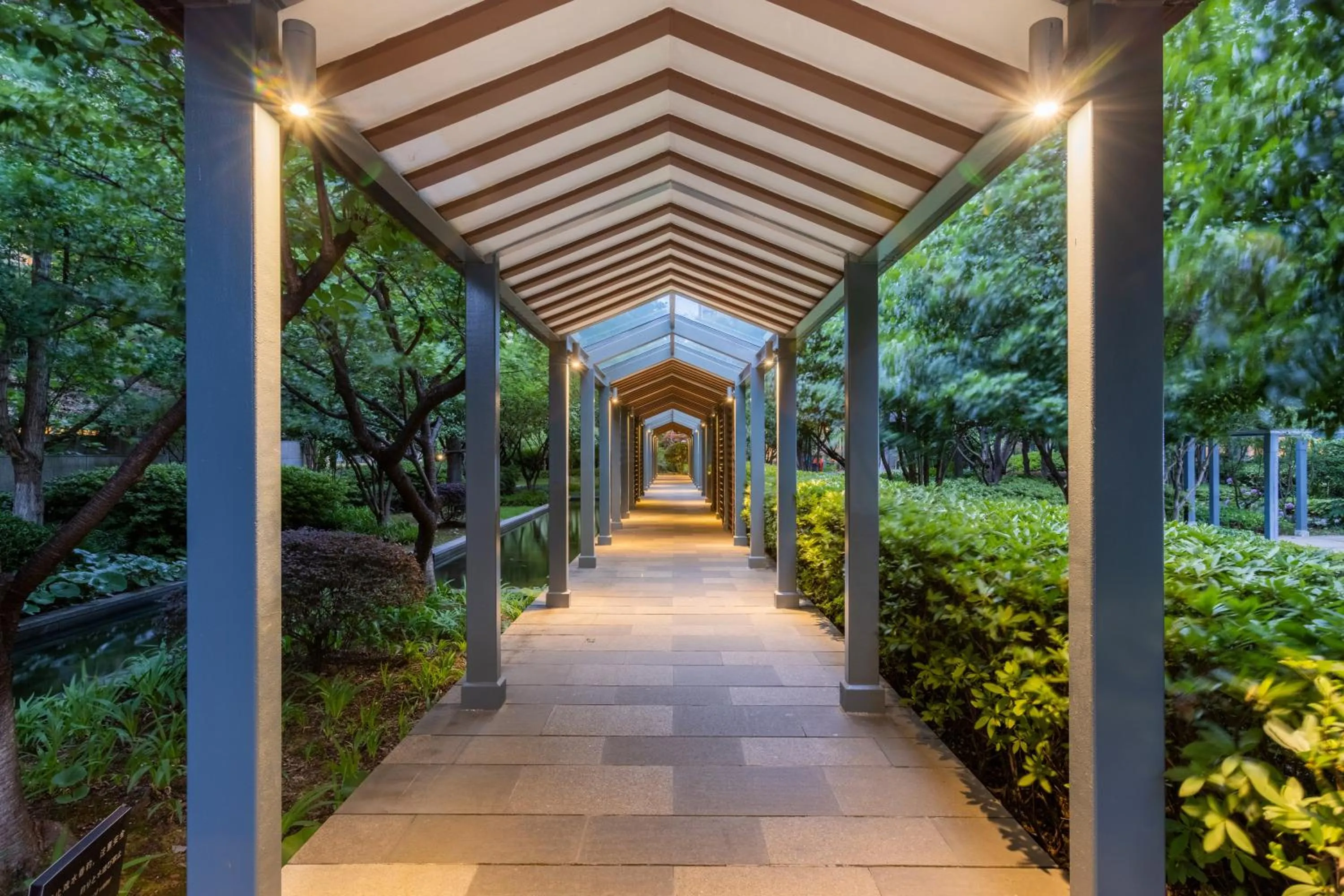 Garden view in Belgravia Serviced Residence Wuxi