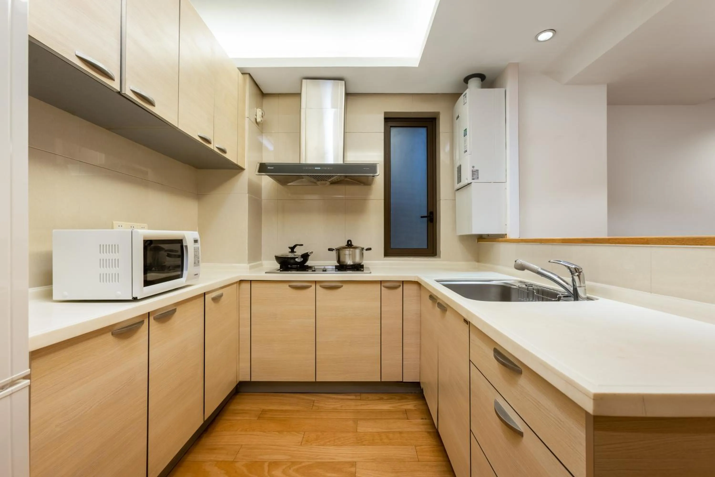 Kitchen or kitchenette in Belgravia Serviced Residence Wuxi
