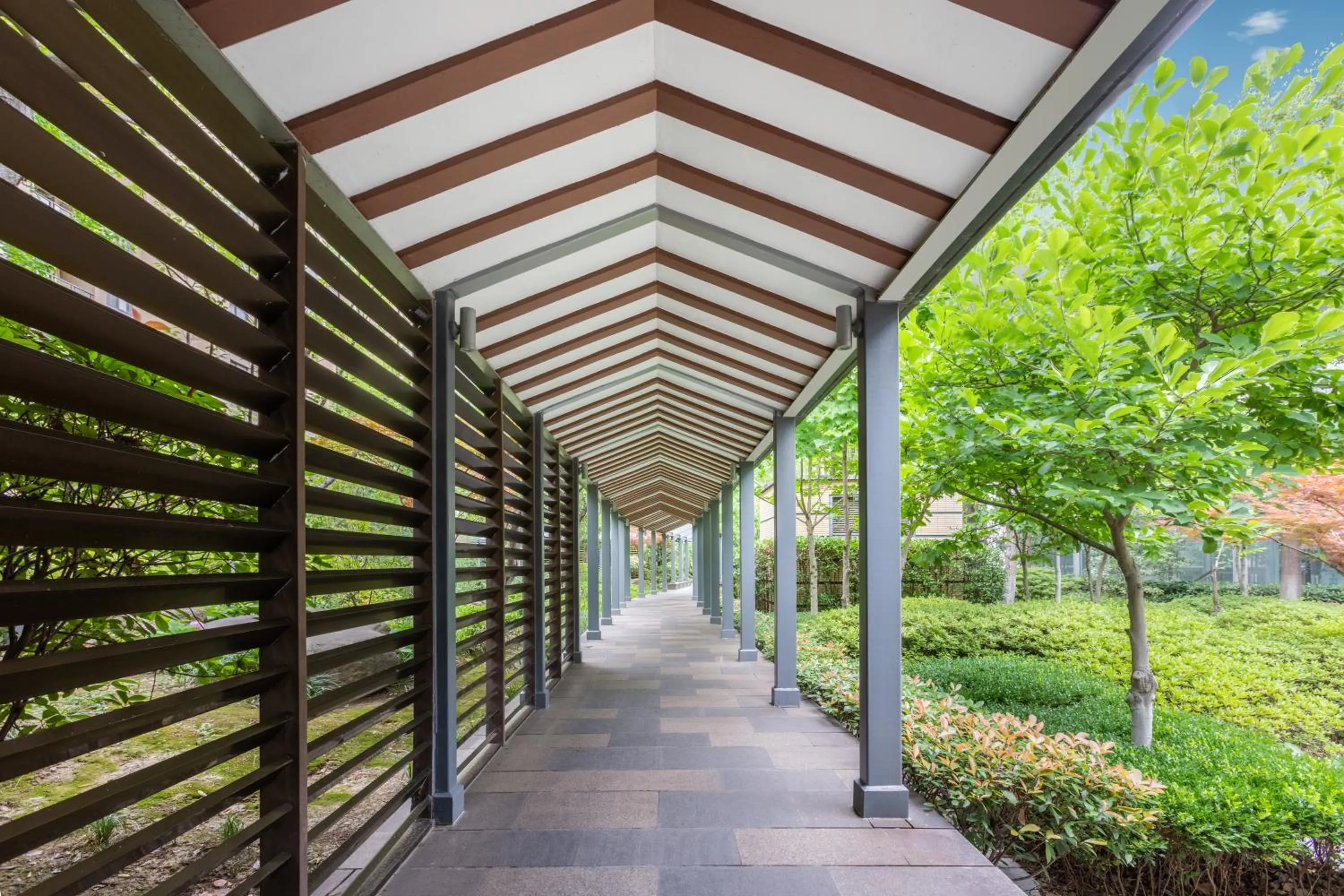 Garden view in Belgravia Serviced Residence Wuxi