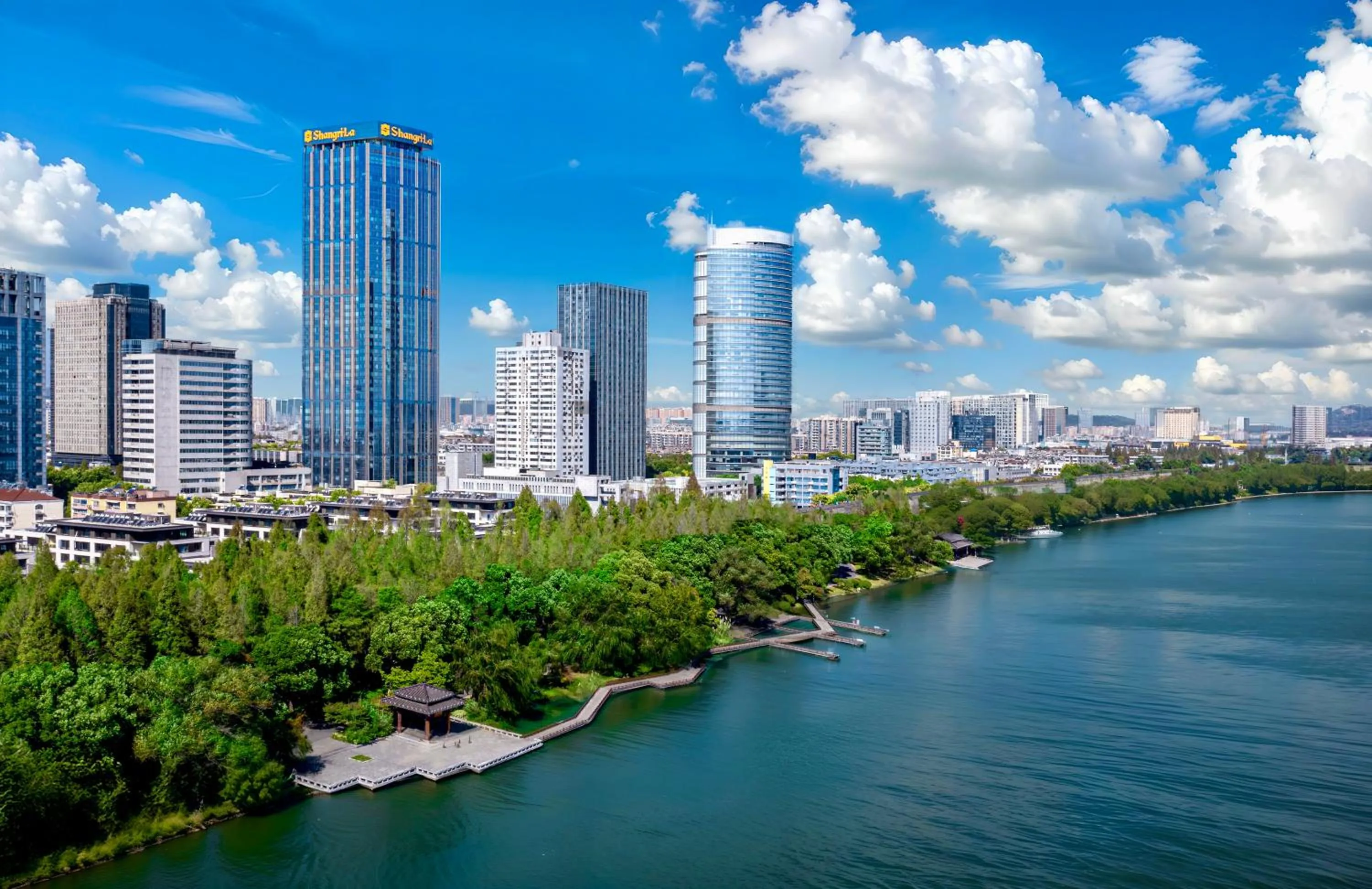 Property building in Shangri-La Nanjing