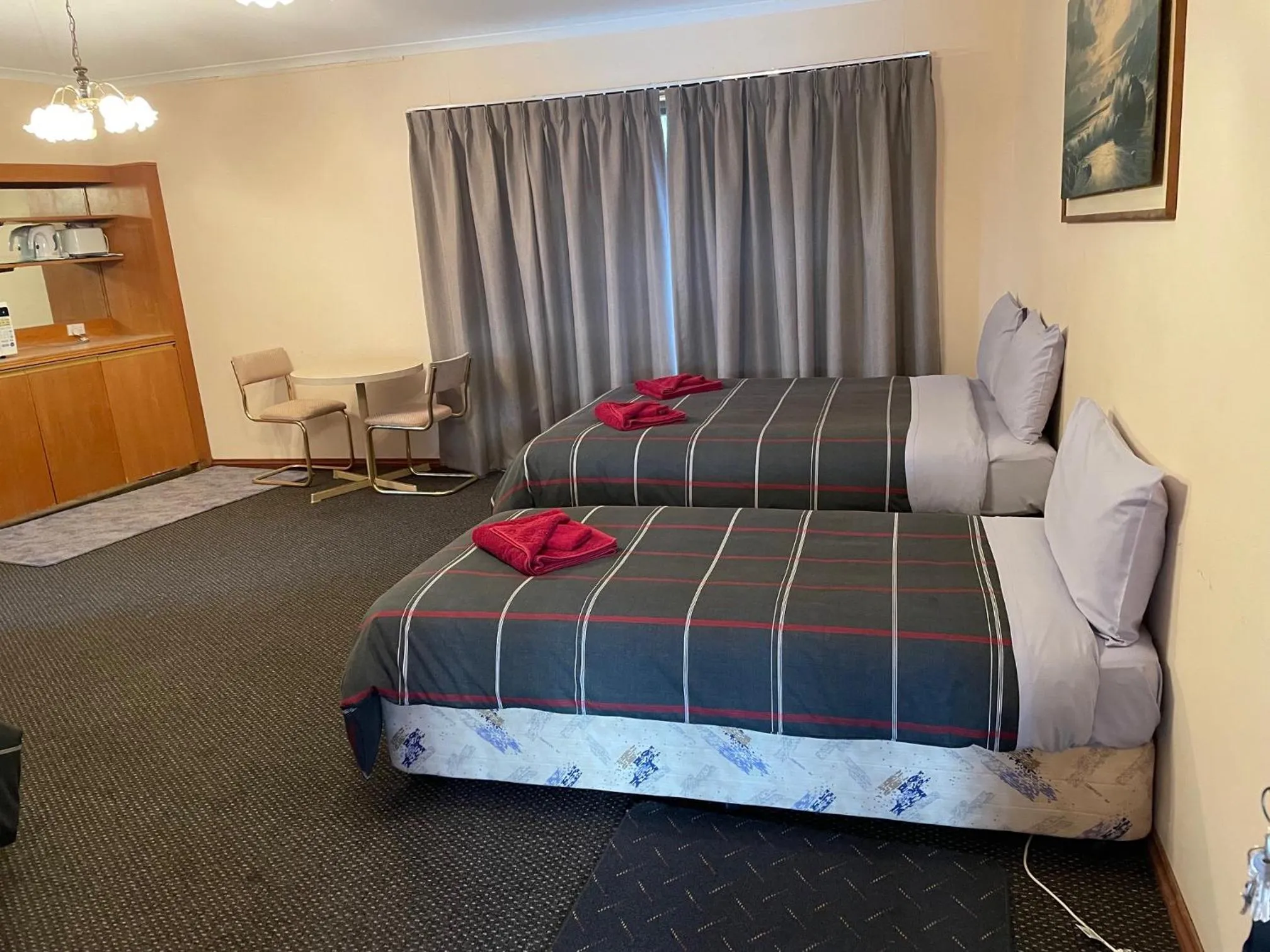 Bed in True blue Motor Inn