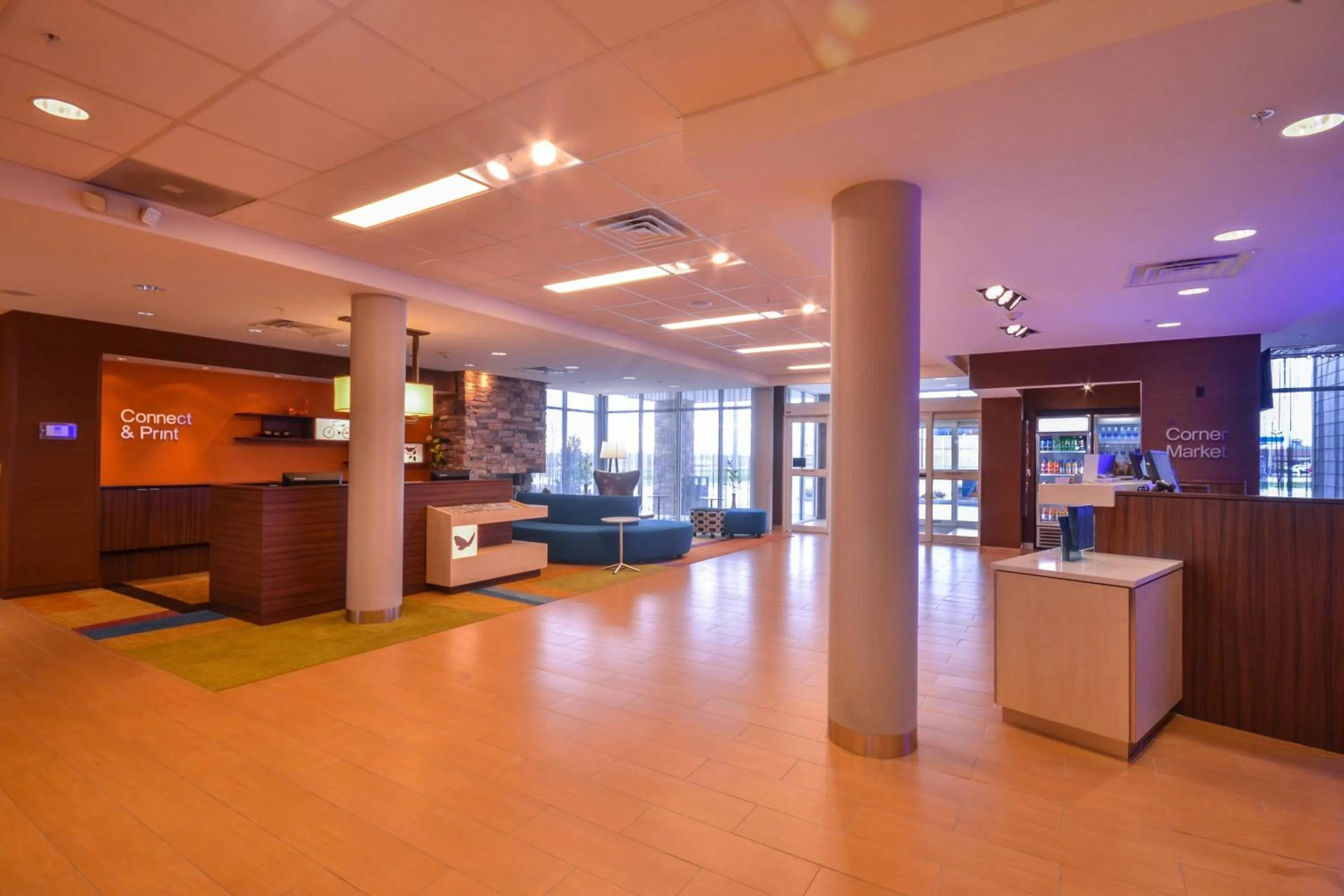 Lobby or reception in Fairfield Inn & Suites by Marriott St. Louis Pontoon Beach/Granite City, IL
