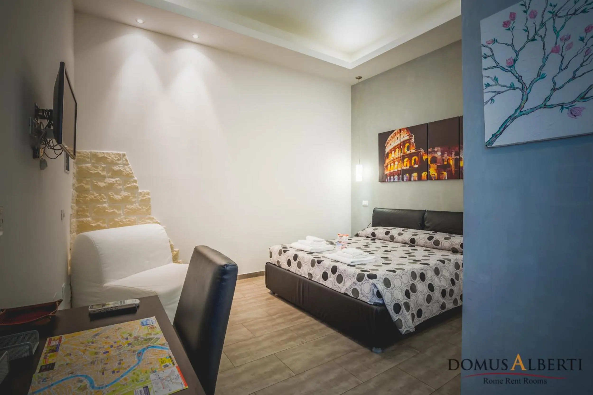 Bed in Domus Alberti Bed & Breakfast