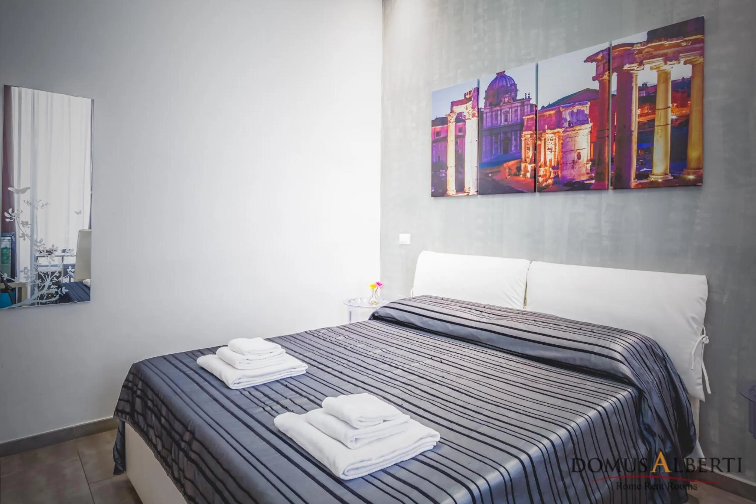 Bed in Domus Alberti Bed & Breakfast