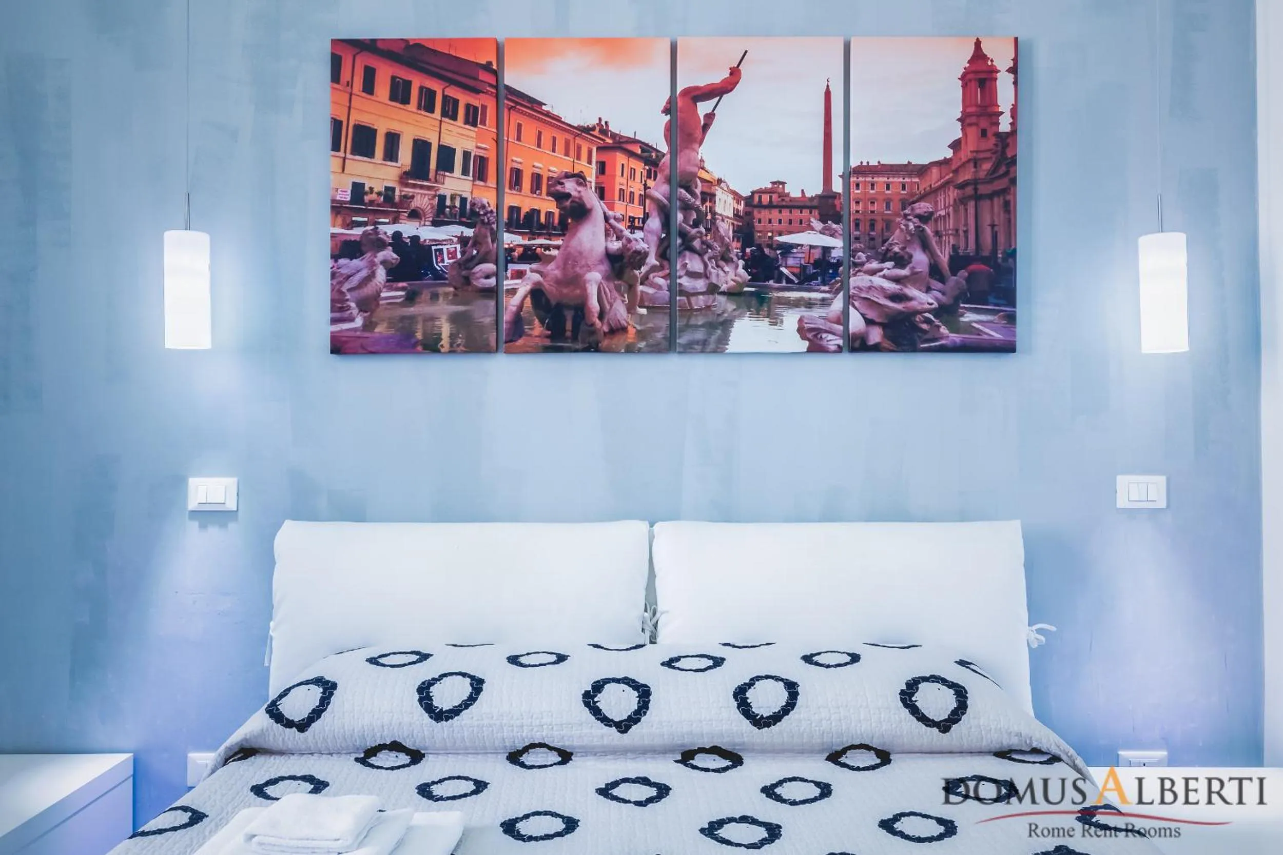 Bed in Domus Alberti Bed & Breakfast