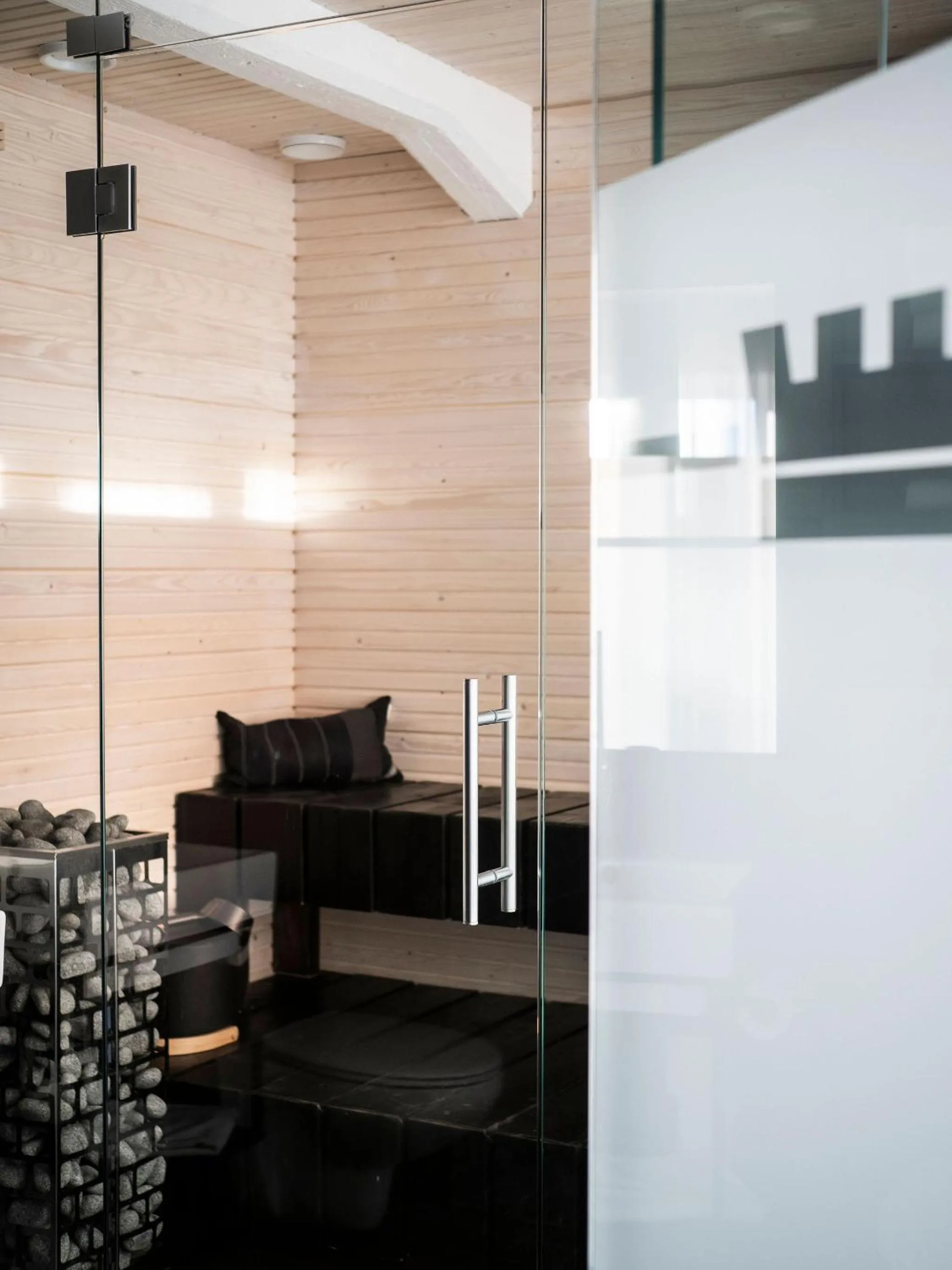 Sauna in Loft Hotel Rauma